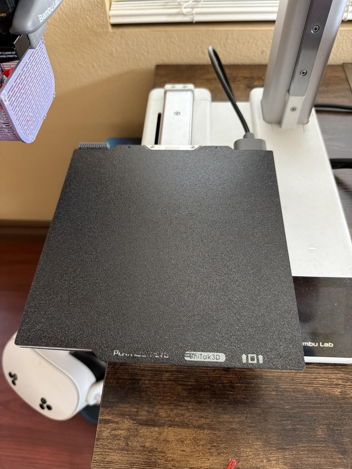 PEI Build Plate for Bambu Lab X2D/P2S/P1S/A1/P1P/X1C/X1/X1E 3D Printers customer photo 2