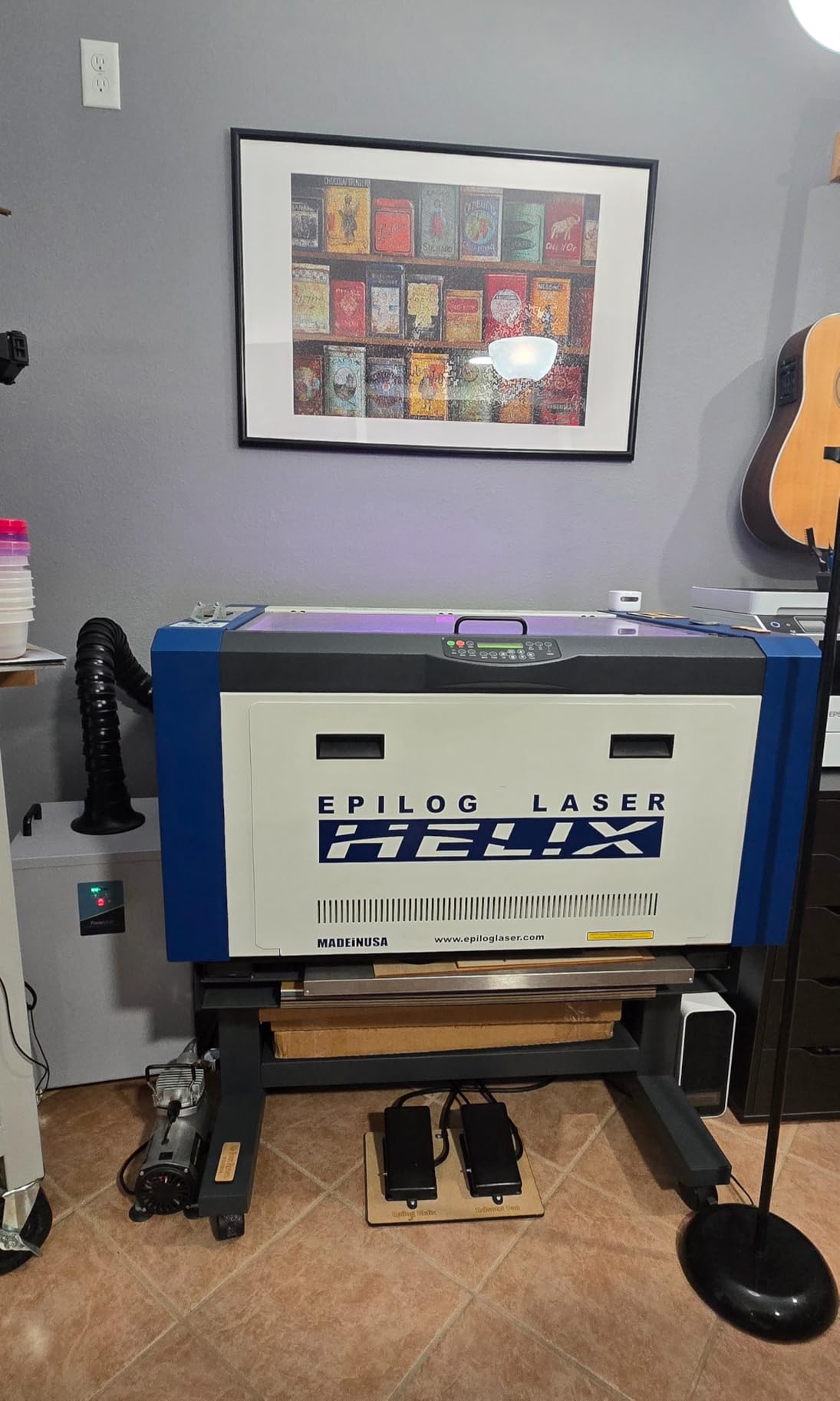 FumeClear FC-2004 Fume Extractor For 20-80W P/S/M/F Laser Engraver & Cutter customer photo 2