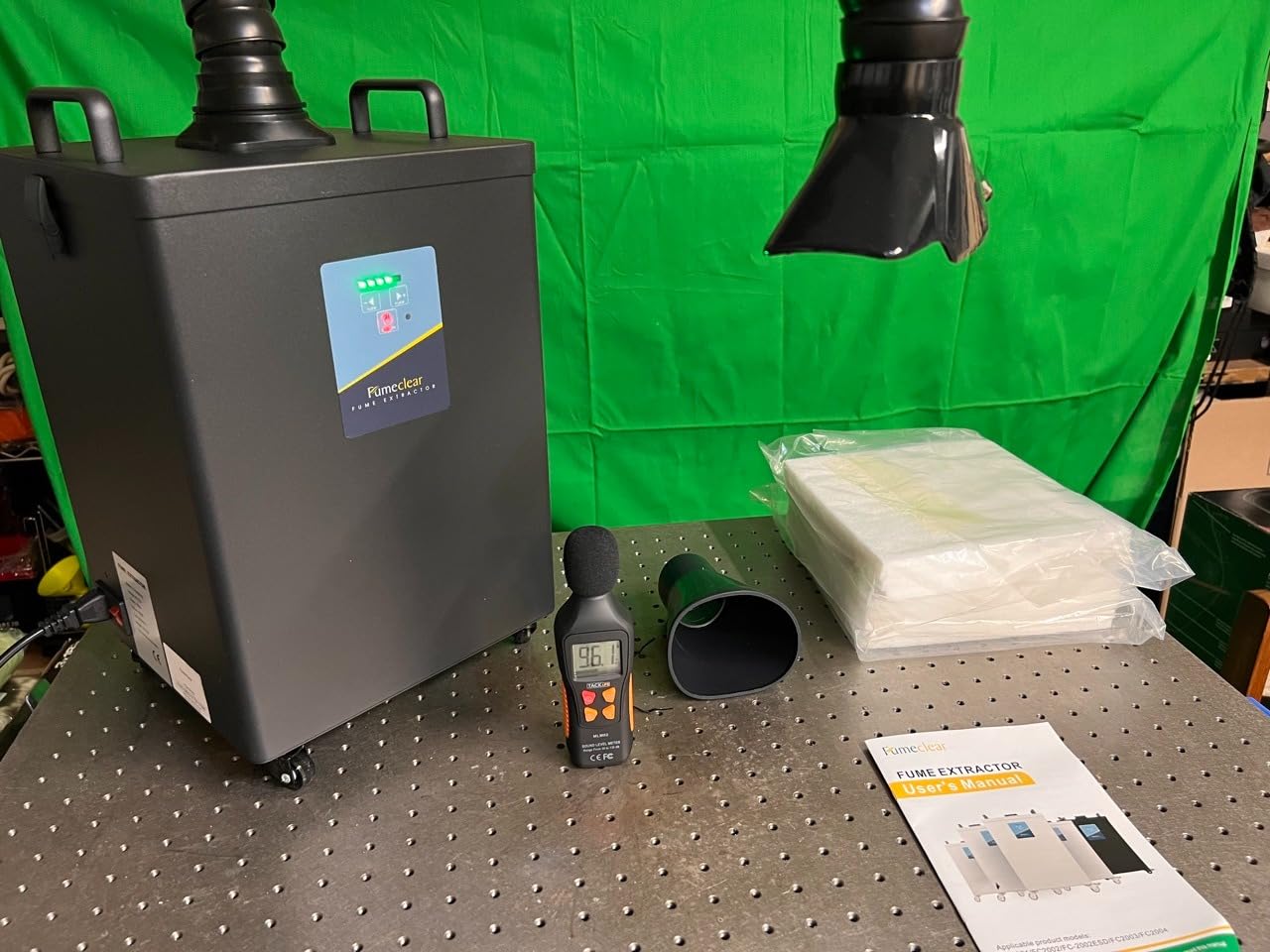 FumeClear FC-2002A Laser Fume Extractor with Outdoor Vent for Odor Removal customer photo 2