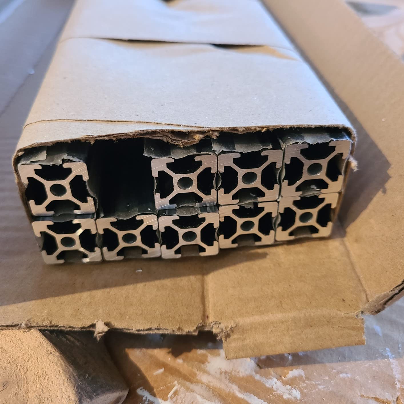 10Pcs T Slot 2020 Aluminum Extrusion Profile 1500mm(59'') Black customer photo 1