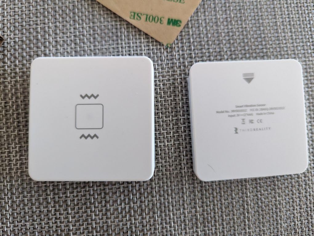 THIRDREALITY Smart Vibration Sensor with 110dB Alarm,Zigbee Hub Required,Adjustable Sensitivity, Work with SmartThings, Home Assistant via ZHA/Z2M and Echo Devices with Built-in Zigbee hub customer photo 1