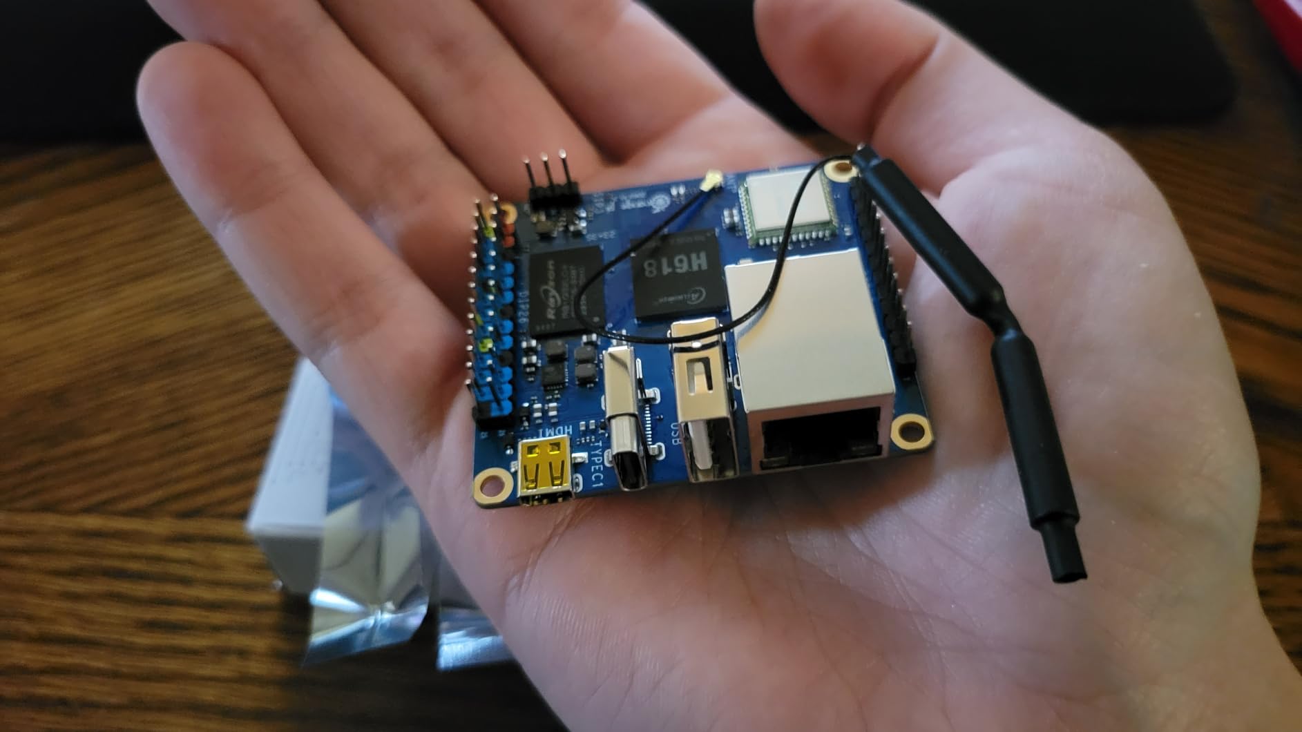 Orange Pi Zero 3 4G Allwinner H618 LPDDR4 Quad Core 64 Bit Single Board Computer, Support 4K Display WiFi Bluetooth (Zero 3 4G) customer photo 1