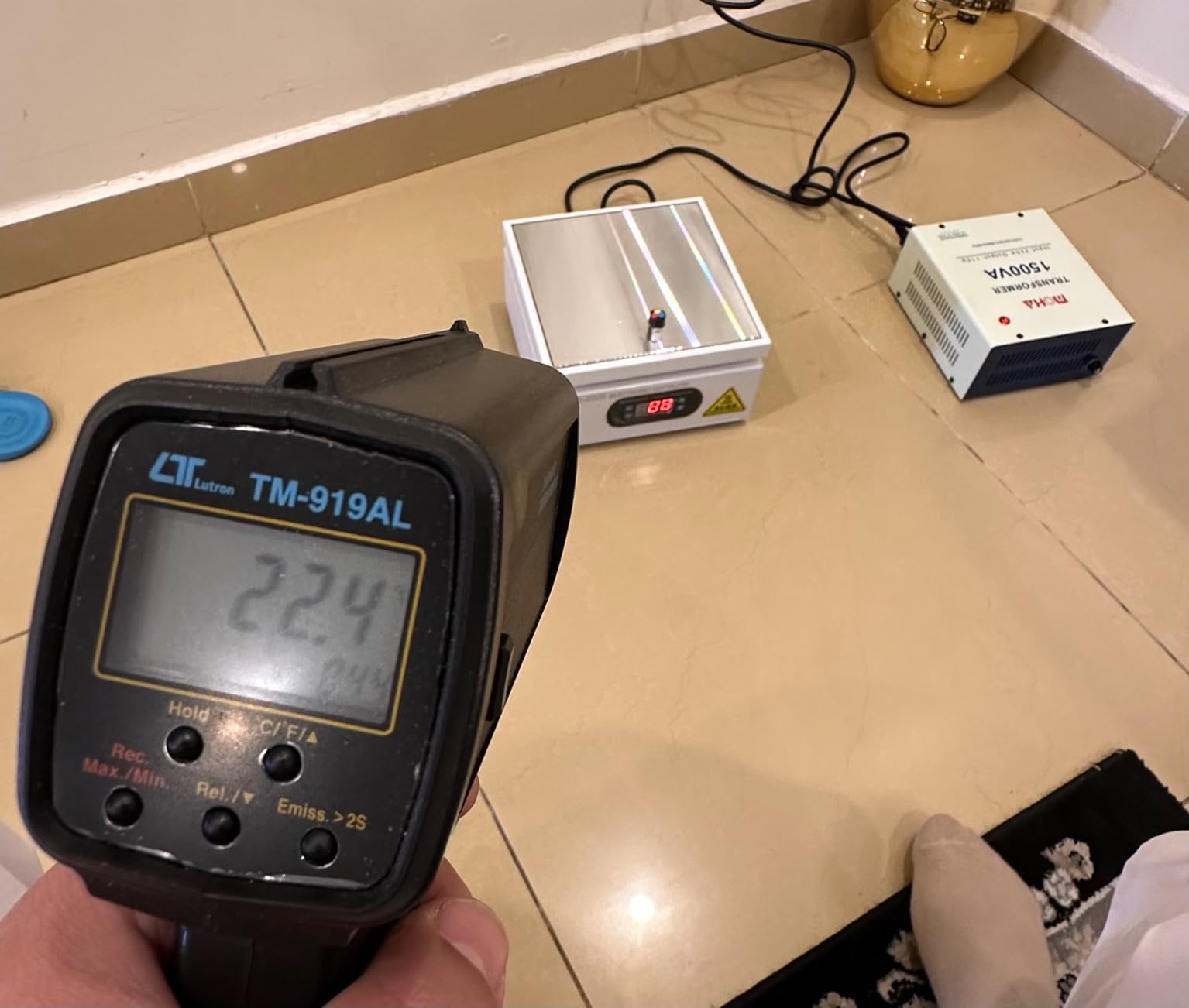 350W 110V Soldering Station Hot Plate, LED Microcomputer Electric Preheat Rework Heater Lab (100X100mm) customer photo 1