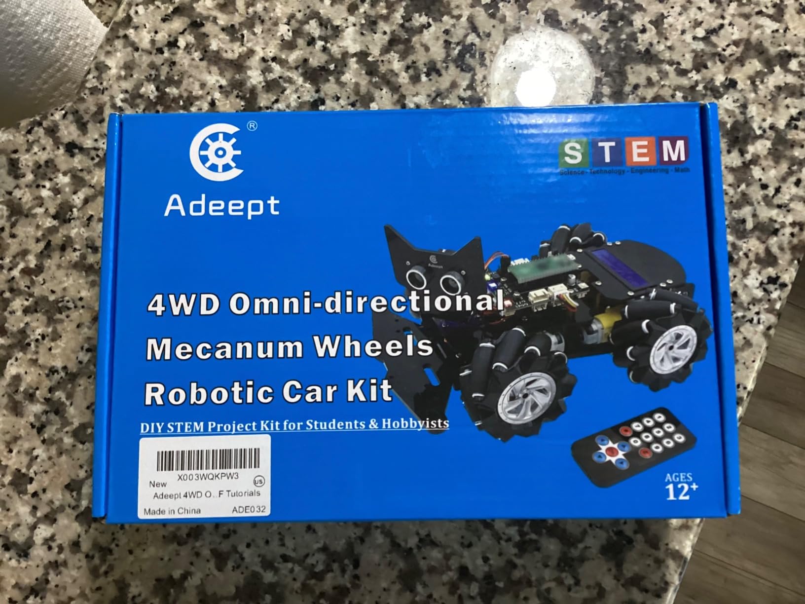 Adeept 4WD Omni-Directional Mecanum Wheels Robotic Car Kit for ESP32-S3 | Banana Pi PicoW-S3 DIY STEM Remote Controlled Educational Robot Kit with LCD1602 Display, Python Code & PDF Tutorials customer photo 2