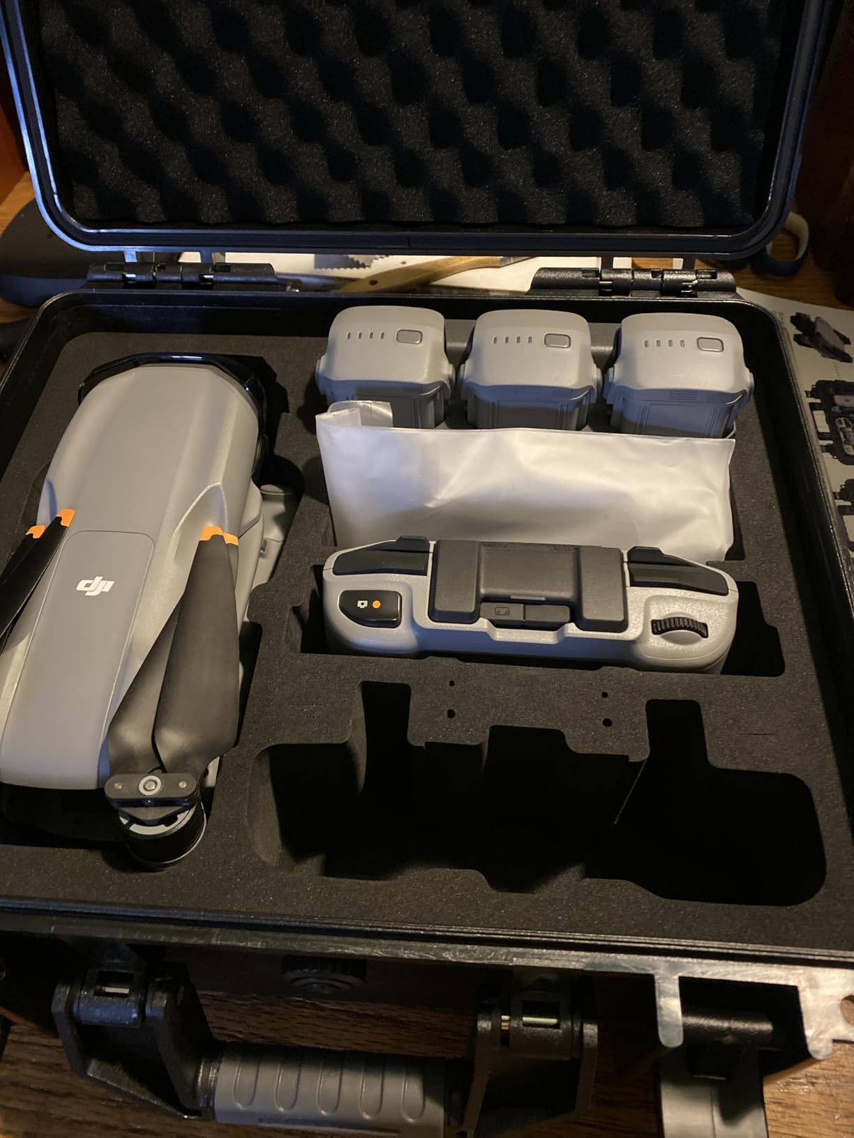 Lekufee Waterproof Hard Case Compatible with DJI Air 3S/3 Drone/Fly More Combo/RC 2/N3/N2 Remote Controller and Accessories (Case Only) customer photo 1