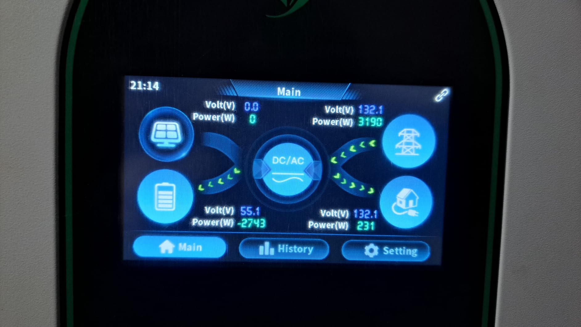 POWLAND 12000W Hybrid Solar Inverter with WiFi | Battery-Free Design | 48V DC to 120V/240V AC Split Phase |Built-in Dual 200A MPPT |Parallel 6 Units,Works with 48V LiFePO4/Lead Acid Batteries, UL1741 customer photo 1