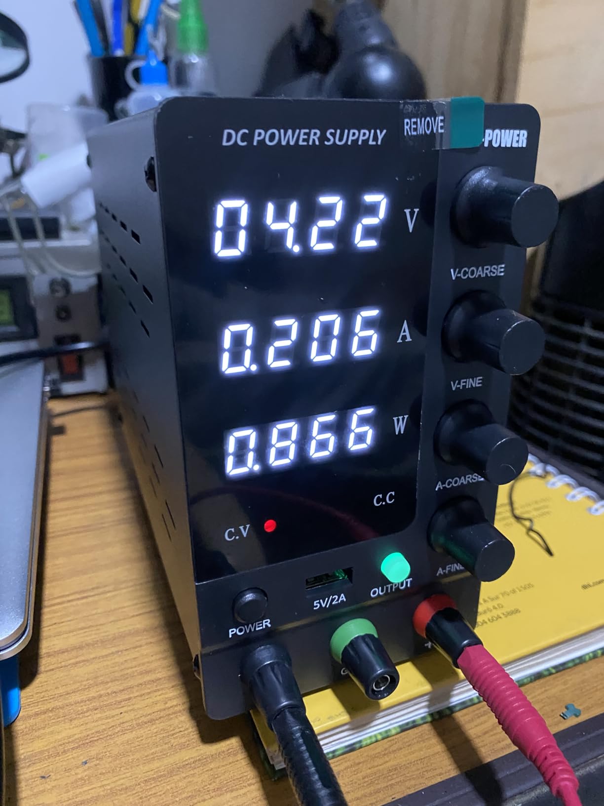 NICE-POWER DC Power Supply Variable 30V 10A, Adjustable Switching Regulated DC Bench Power Supply with Output Switch High Precision 4-Digit LED Display, Benchtop Lab Power Supplies with 5V/2A USB Port customer photo 1