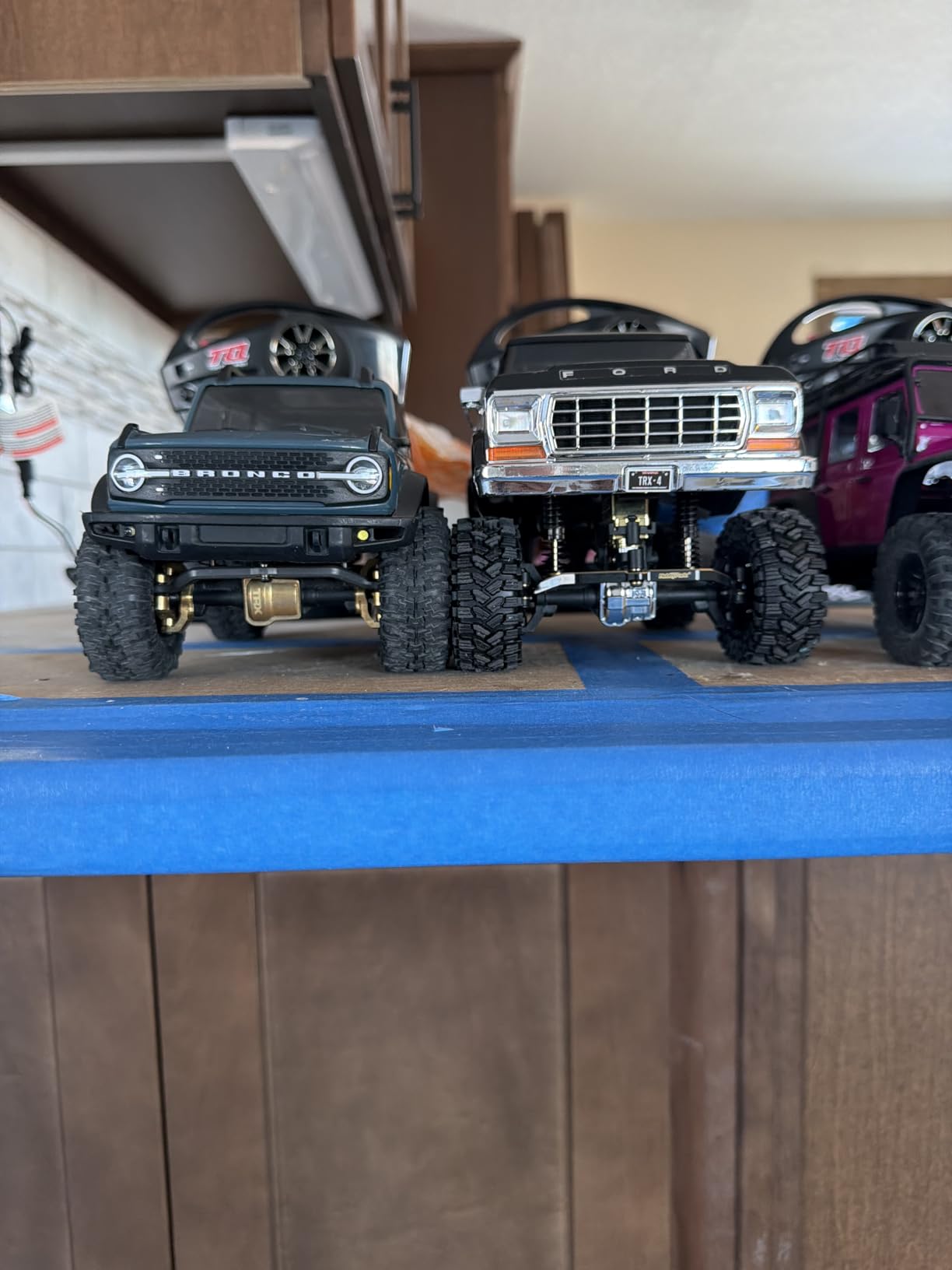 INJORA Brass & Aluminium 59mm Long ThreadedOil Shocks for TRX4M customer photo 1