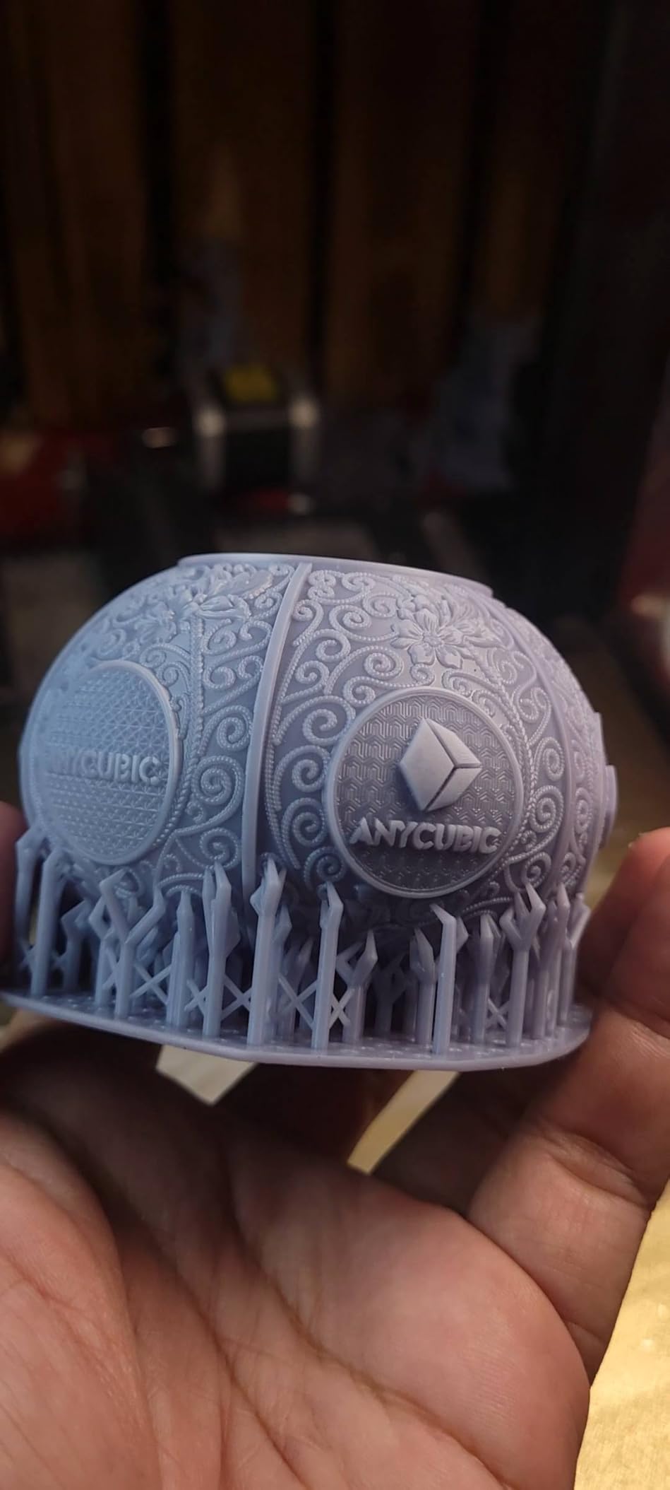 ANYCUBIC ABS-Like Resin Pro 2, Upgraded 8K 3D Printer Resin with Enhanced Strength and Toughness, High Precision, Low Odor, Wide Compatibility for All LCD Resin 3D Printers (Grey, 1kg) customer photo 1