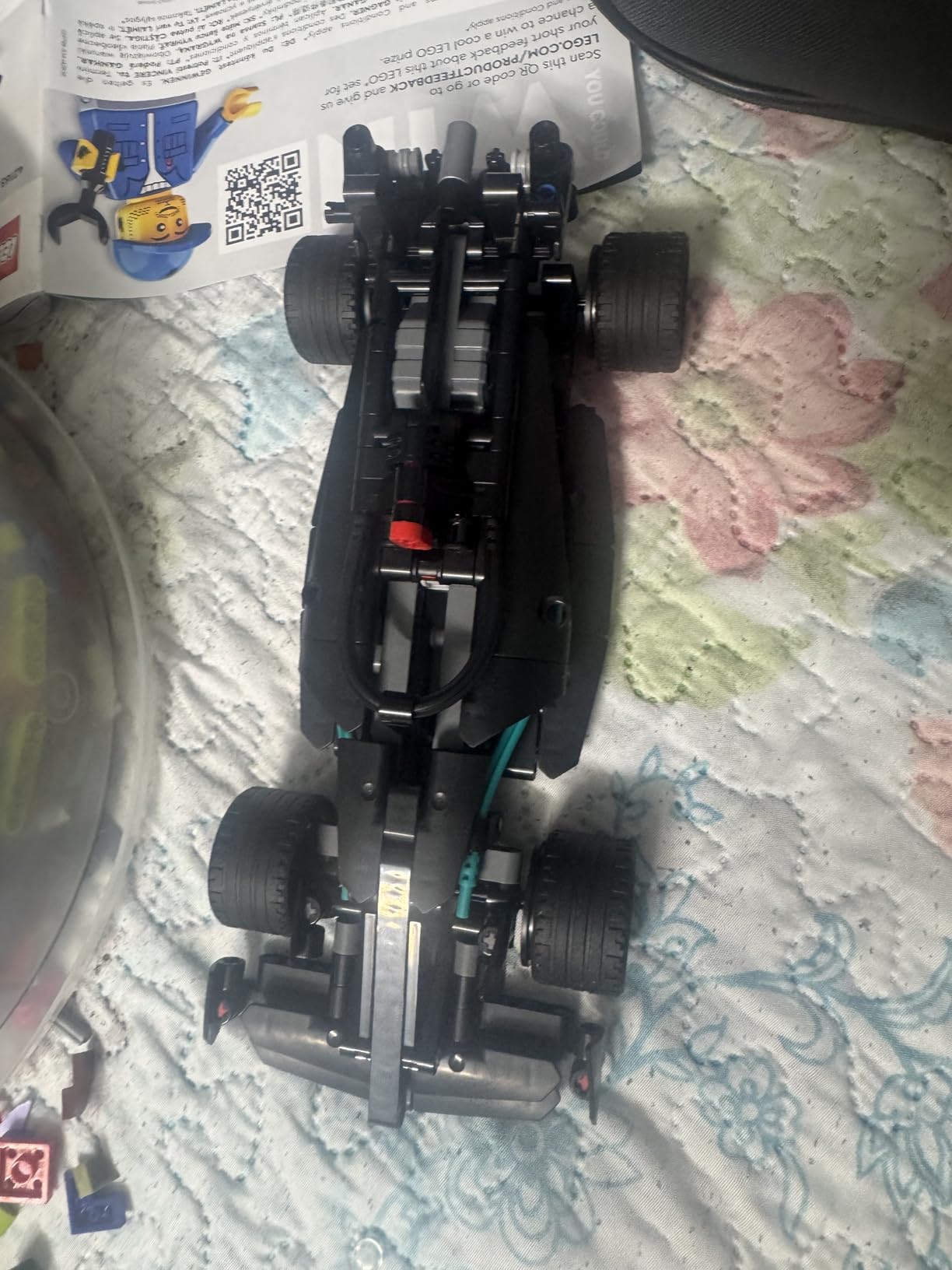 LEGO Technic Mercedes-AMG F1 W14 E Performance Pull-Back Car Toy, Vehicle Building Set for Boys and Girls, Mercedes Race Car Toy Model, Gift for Kids Ages 7 and Up, 42165 customer photo 2