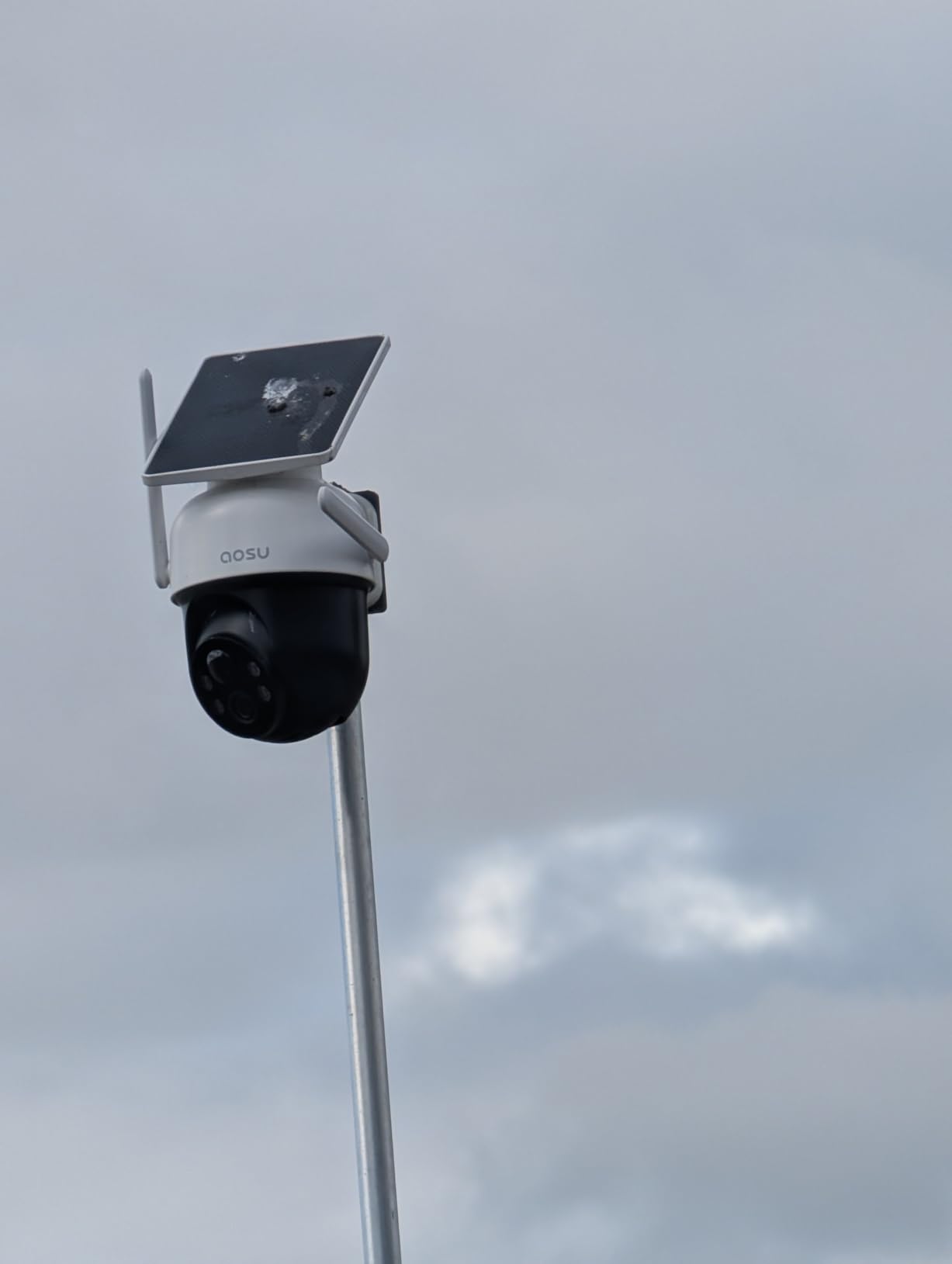 aosu Solar Camera Outdoor Wireless for Home Surveillance,Fixed Solar Panel customer photo 2