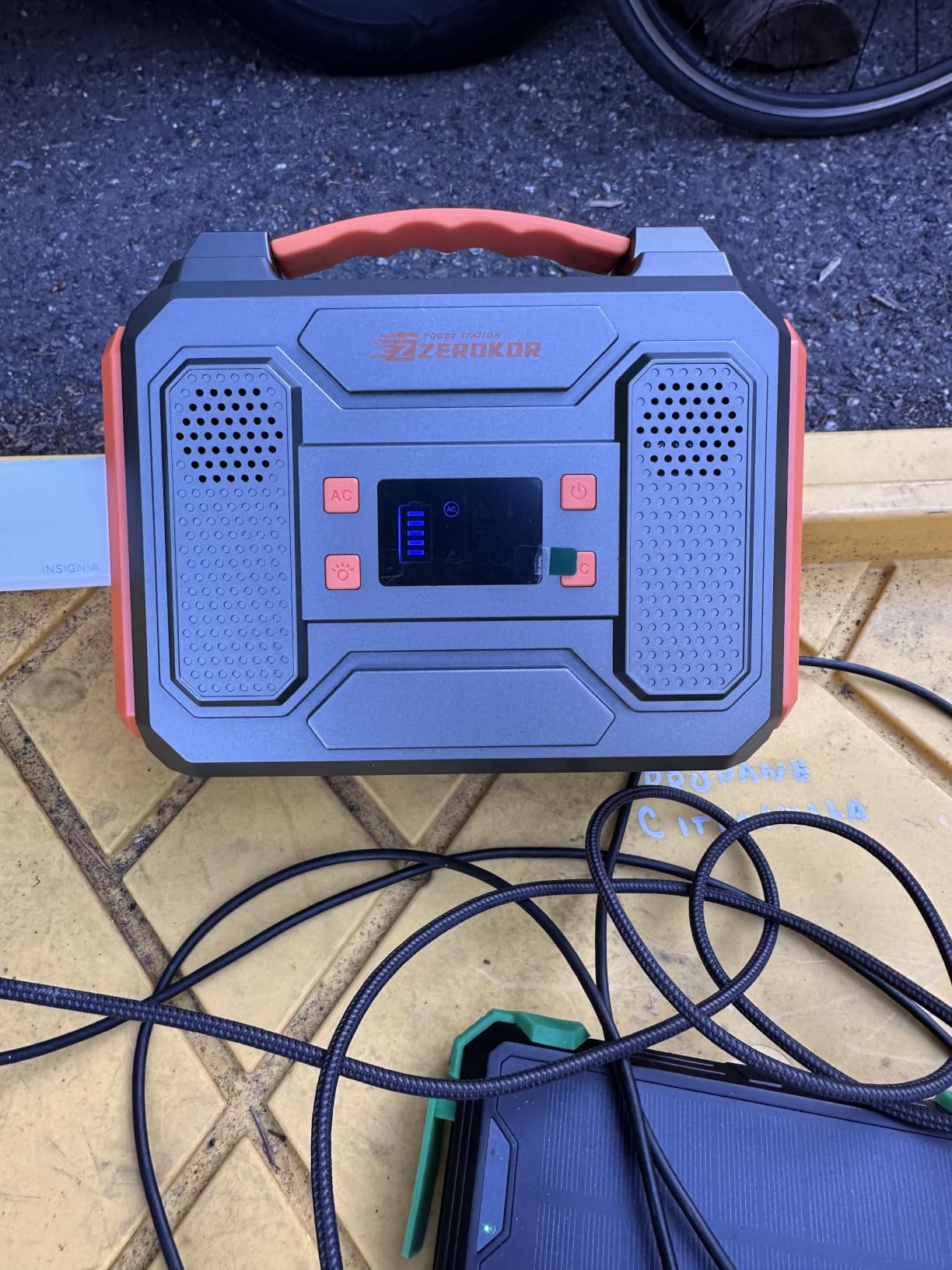 Portable Solar Generator 300W Portable Power Station with 60W Solar Panel customer photo 1