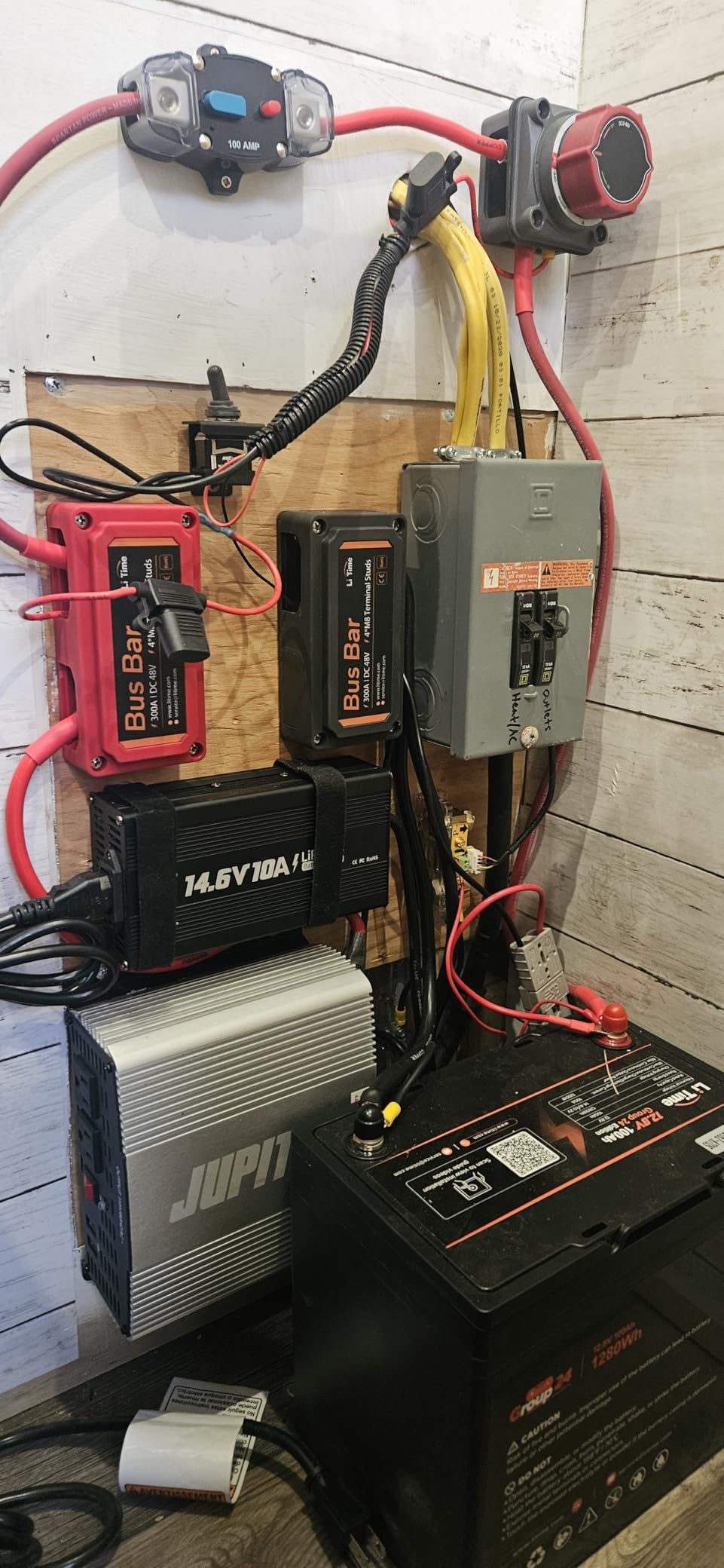 Litime 12v 100Ah RV LiFePO4 Lithium Battery for Van, Marine, Off-Grid customer photo 1