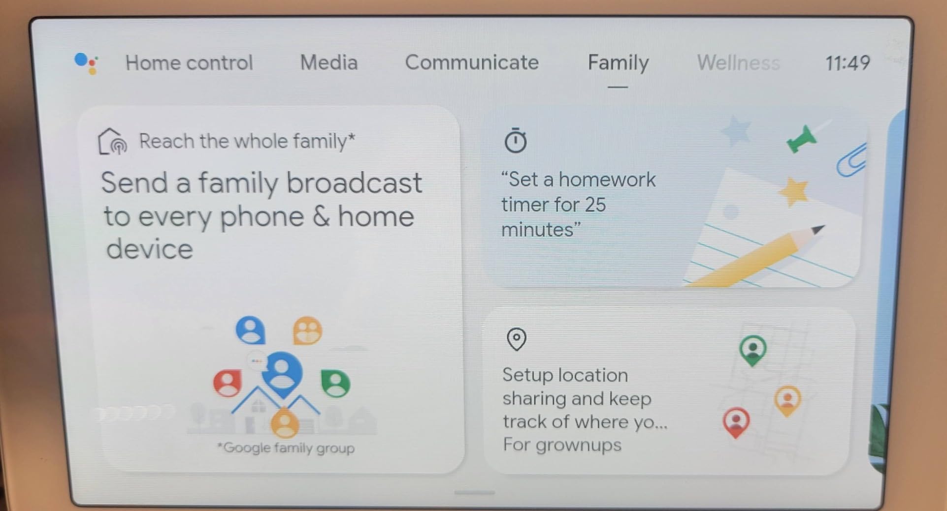 Google Nest Hub 7” Smart Display with Google Assistant (2nd Gen) - Chalk customer photo 1