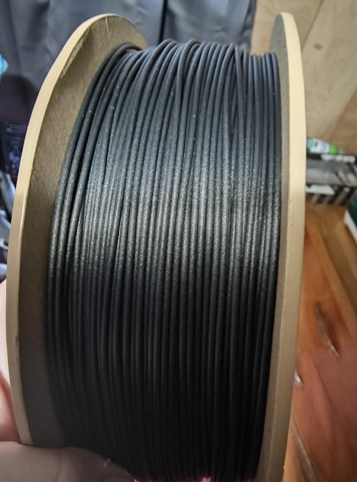 Creality PLA Carbon Fiber Filament 1.75mm-Halloween Gifts, Hyper PLA-CF 3D Printer Filament with Matte Finish for 50-300mm/s High-Speed Printing, Dimensional Accuracy +/-0.03mm customer photo 2