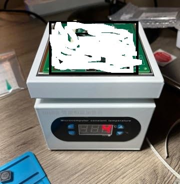 350W Soldering Hot Plate,100×100mm LED Microcomputer Preheat Rework Heater customer photo 1