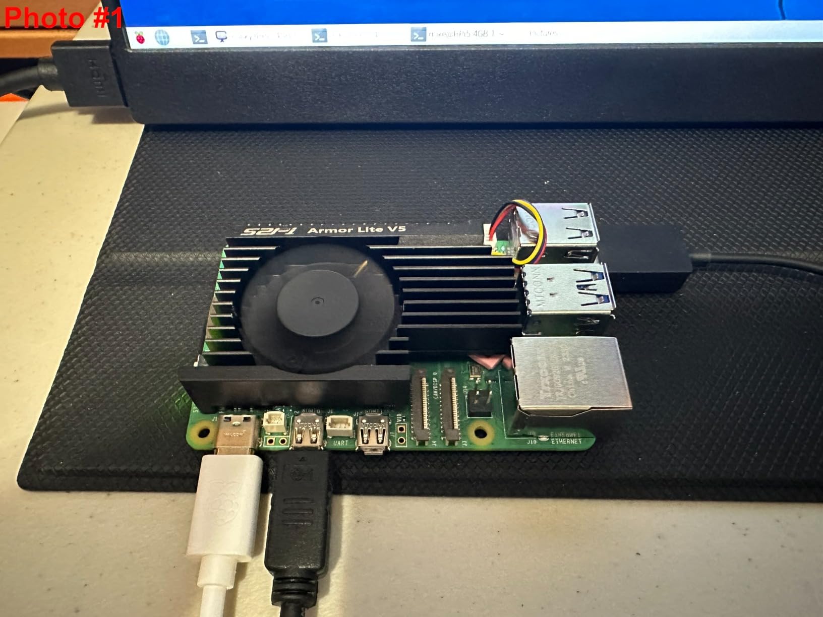 GeeekPi Active Cooler for Raspberry Pi 5, Armor Lite V5 Cooler Aluminum Heatsink and Cooling Fan for Raspberry Pi 5 4GB/8GB customer photo 1