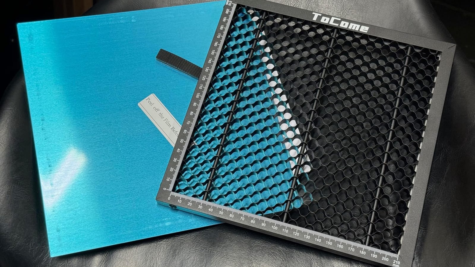 ToCome Honeycomb Laser Bed 430 x 400mm 17 x 16 inch Steel Honeycomb for Laser Engraver, Cutting Area 430x400mm customer photo 1