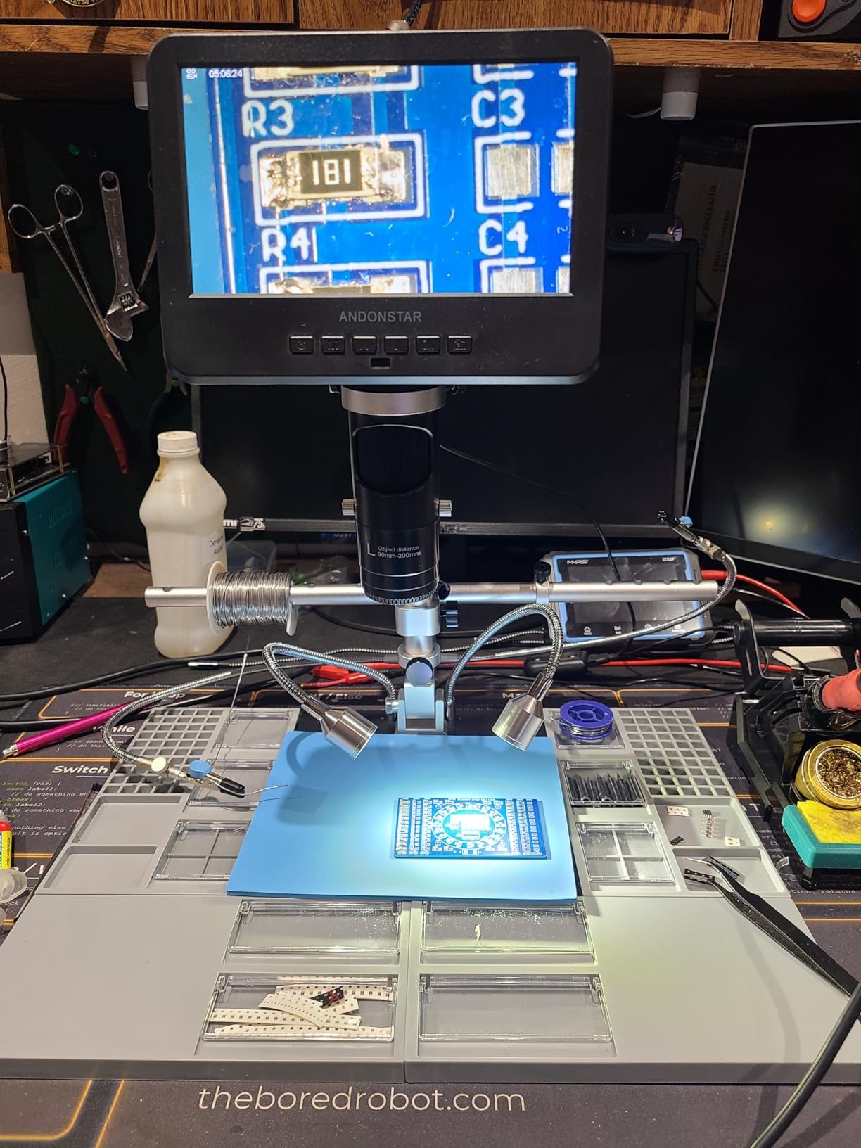 Andonstar AD249S-M Plus 3 Lens 2160P 10.1'' HDMI Digital Microscope 2000x customer photo 1