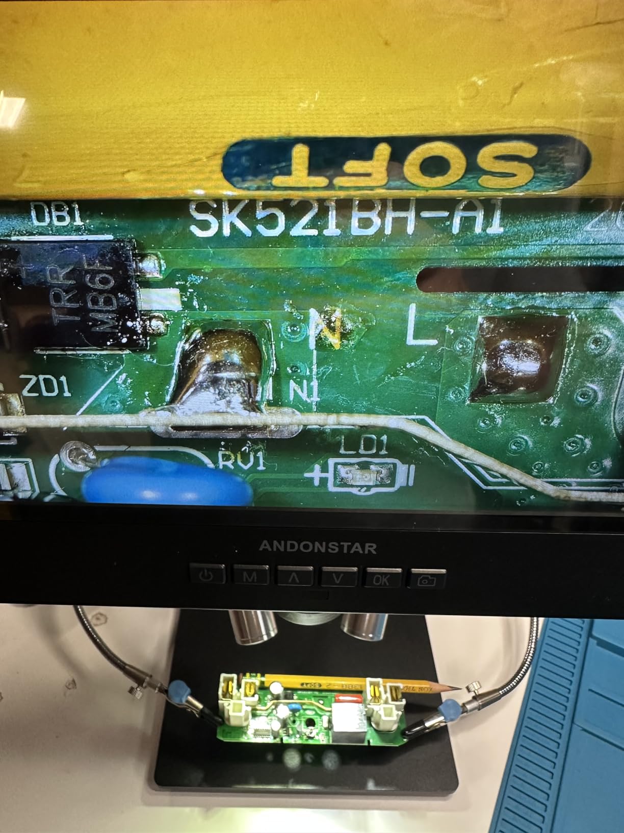 Andonstar AD249S-M Plus 3 Lens 2160P 10.1'' HDMI Digital Microscope 2000x customer photo 2
