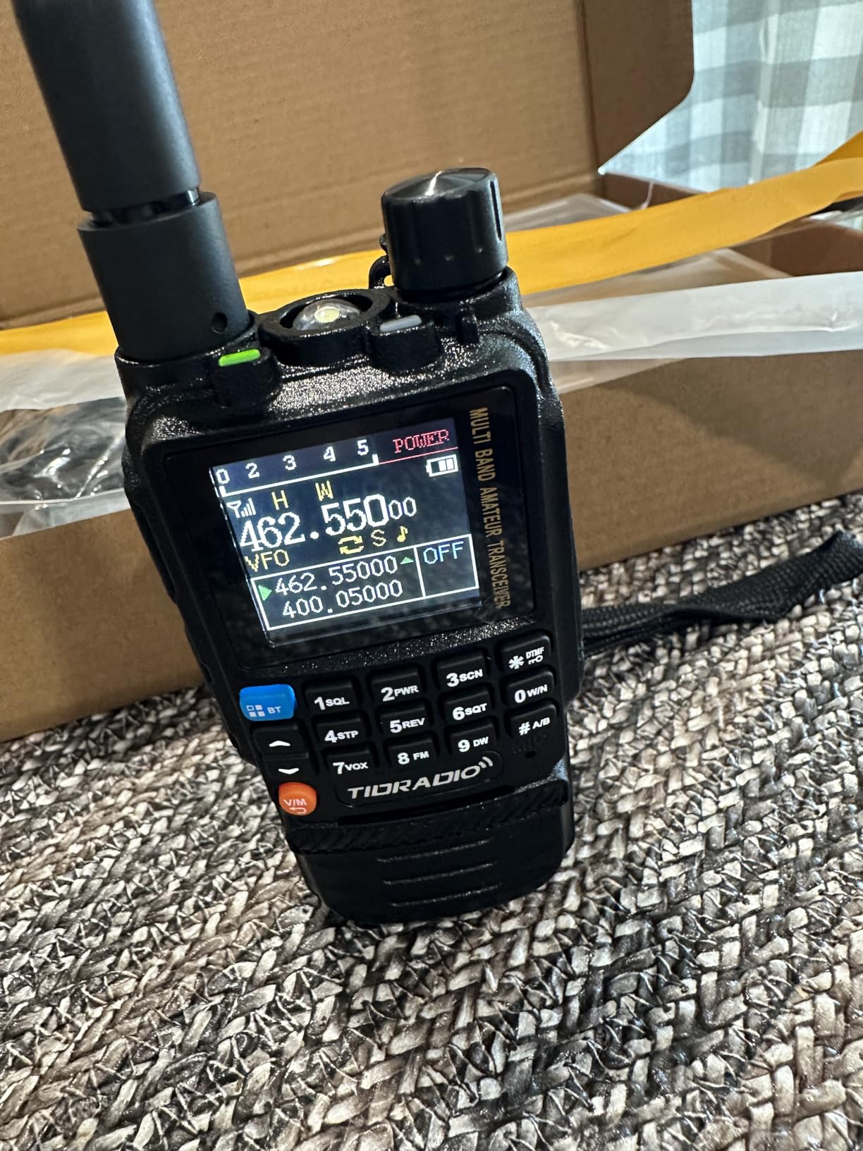 TIDRADIO TD-H3 Multi-Band(2×2500mAh Batteries) Ham Radio,Wireless Programming,USB-C Programming& Charging,Dual PPT Rapid Handheld Long Range Two Way Radios,Version Switching,DTMF NOAA FM AM-1Pack customer photo 1