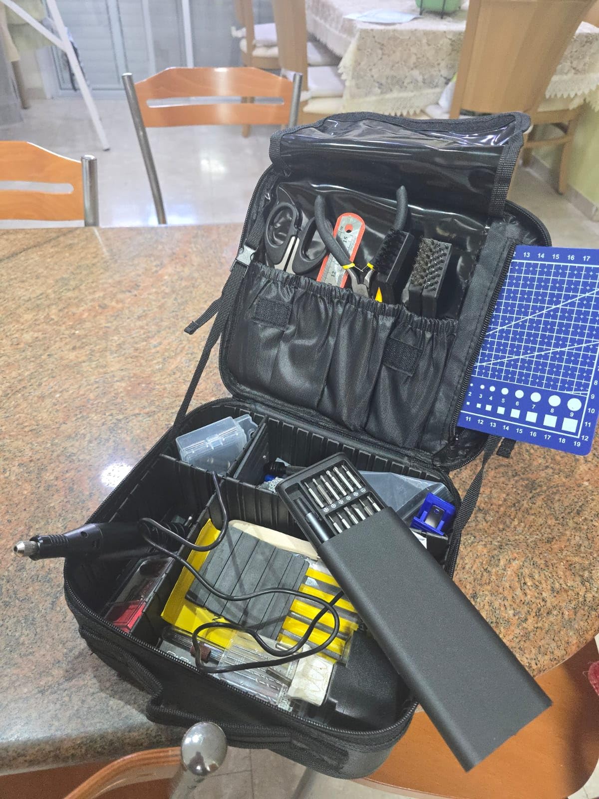 124Pcs 3D Printing Accessory Tools with Tool Bag for Remove/Trim and Finish 3D Print Includes Deburring Tool, Nozzle Cleaning, Removal Scrapers, Finishing Tools,etc. customer photo 1