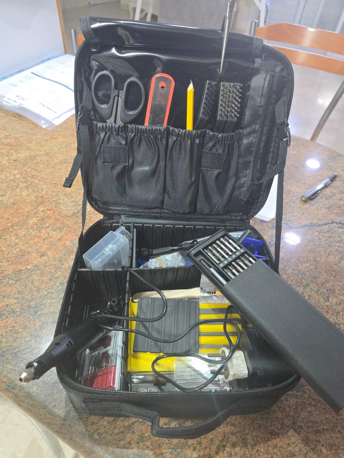 124Pcs 3D Printing Accessory Tools with Tool Bag for Remove/Trim and Finish 3D Print Includes Deburring Tool, Nozzle Cleaning, Removal Scrapers, Finishing Tools,etc. customer photo 2