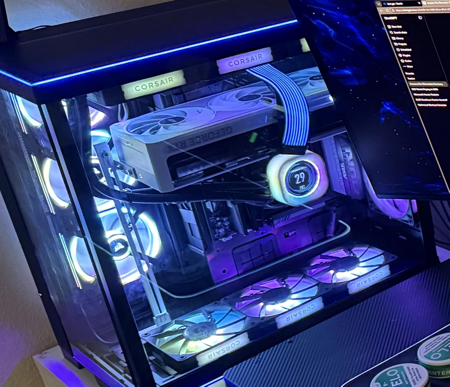 CORSAIR iCUE Link RX120 RGB 120mm PWM Fan - Magnetic Dome Bearing - Single Fan - Black customer photo 2