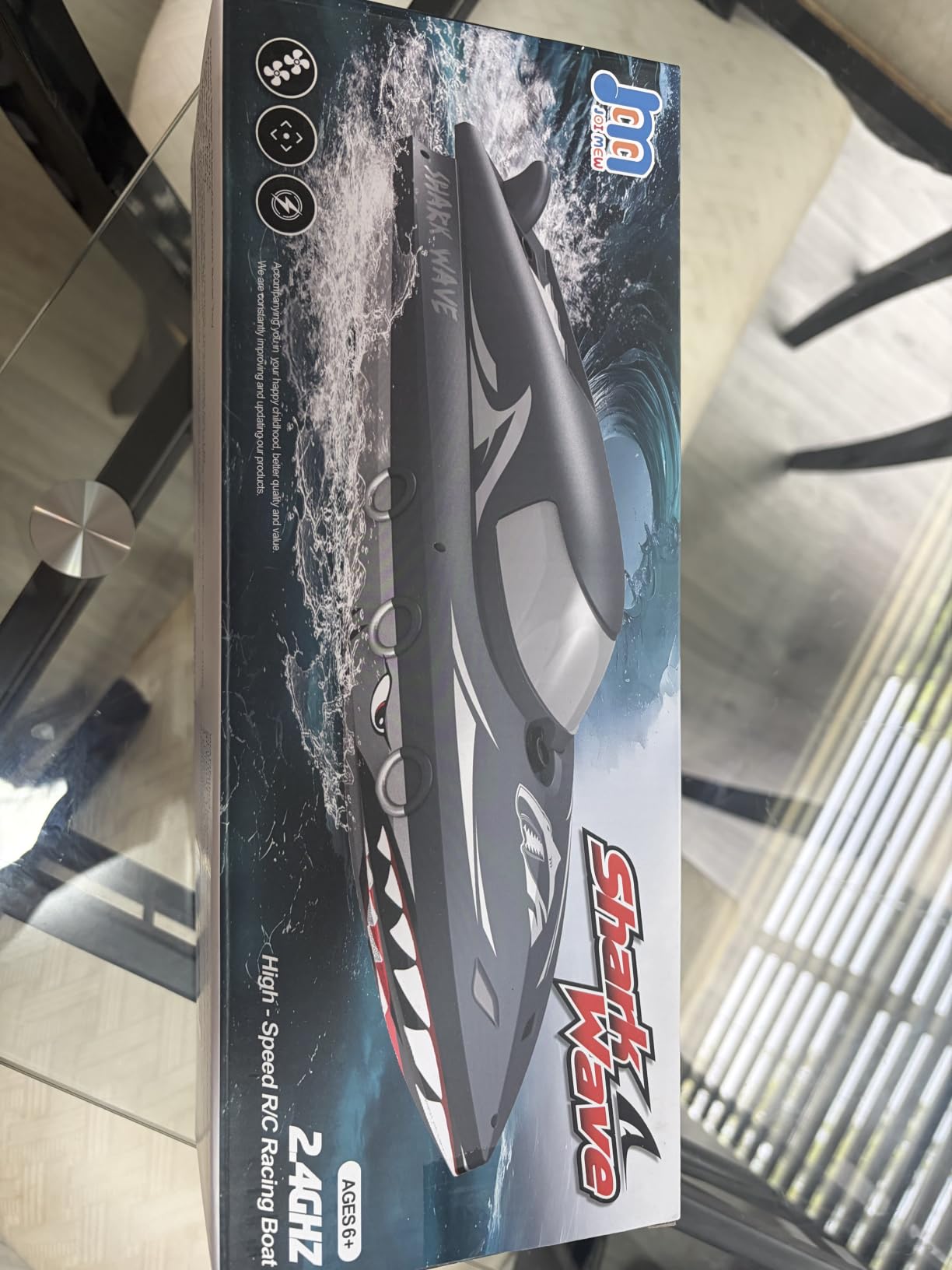 JOI MEW Remote Control Boat for Kids, RC Boat for Pool & Lake, LED Lights customer photo 2