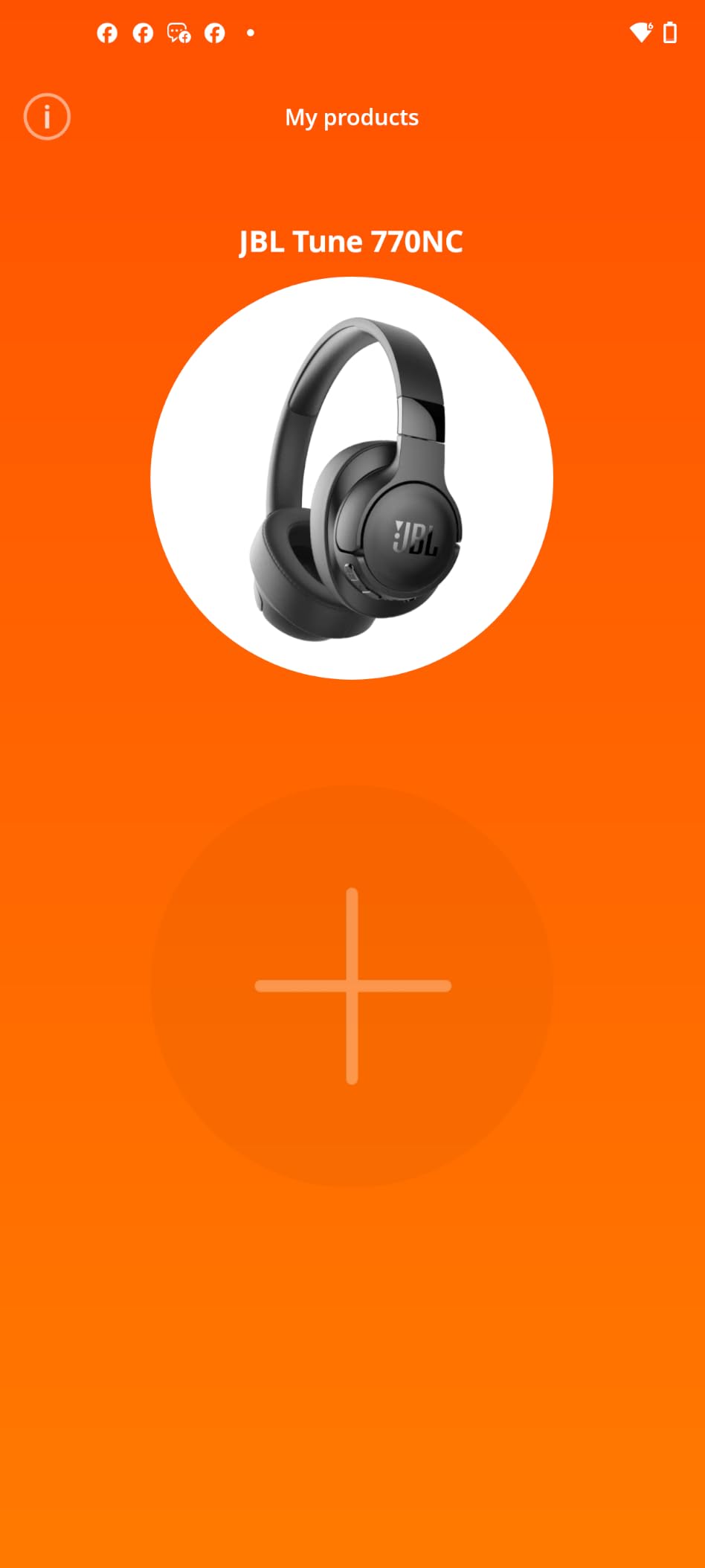 JBL Tune 770NC - Wireless Over-Ear Headphones - Blue customer photo 1