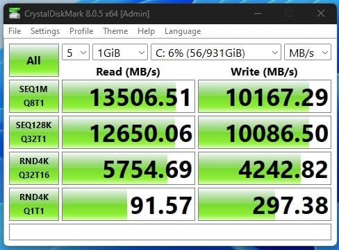 Crucial T705 PCIe Gen5 NVMe 4TB SSD, Up to 14,100MB/s, TLC NAND, Intel & Ryzen Compatible, for Hardcore Gaming & High-Speed Storage, Solid State Drive, Includes 1Mo Adobe CC – CT4000T705SSD3 customer photo 1
