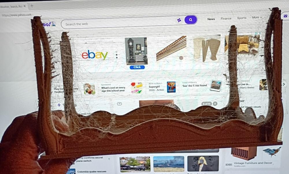 ELEGOO PLA 3D Printer Filament 1.75mm Wood 1KG customer photo 1