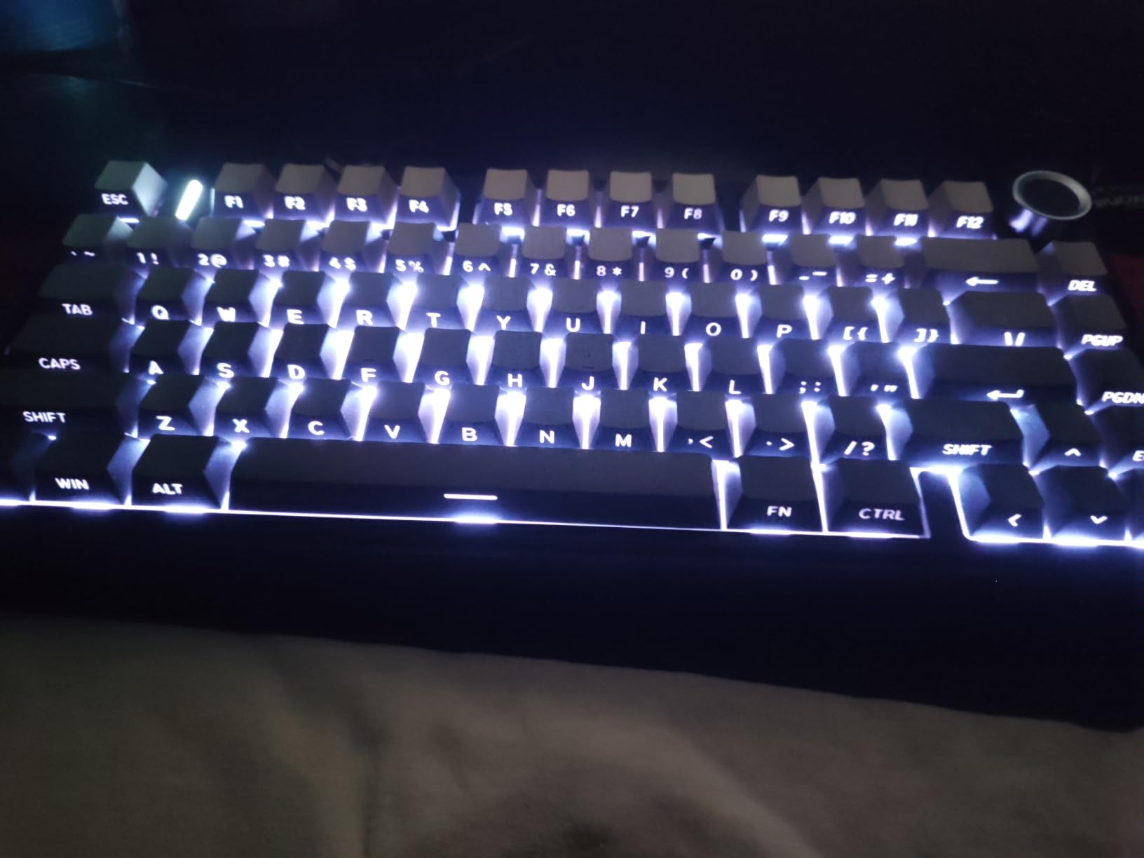 EPOMAKER x Aula F75 Gasket Mechanical Keyboard, 75% Wireless Hot Swappable Gaming Keyboard with Five-Layer Padding&Knob, BT/2.4GHz/USB-C, RGB (Black, LEOBOG Reaper Switch) customer photo 1