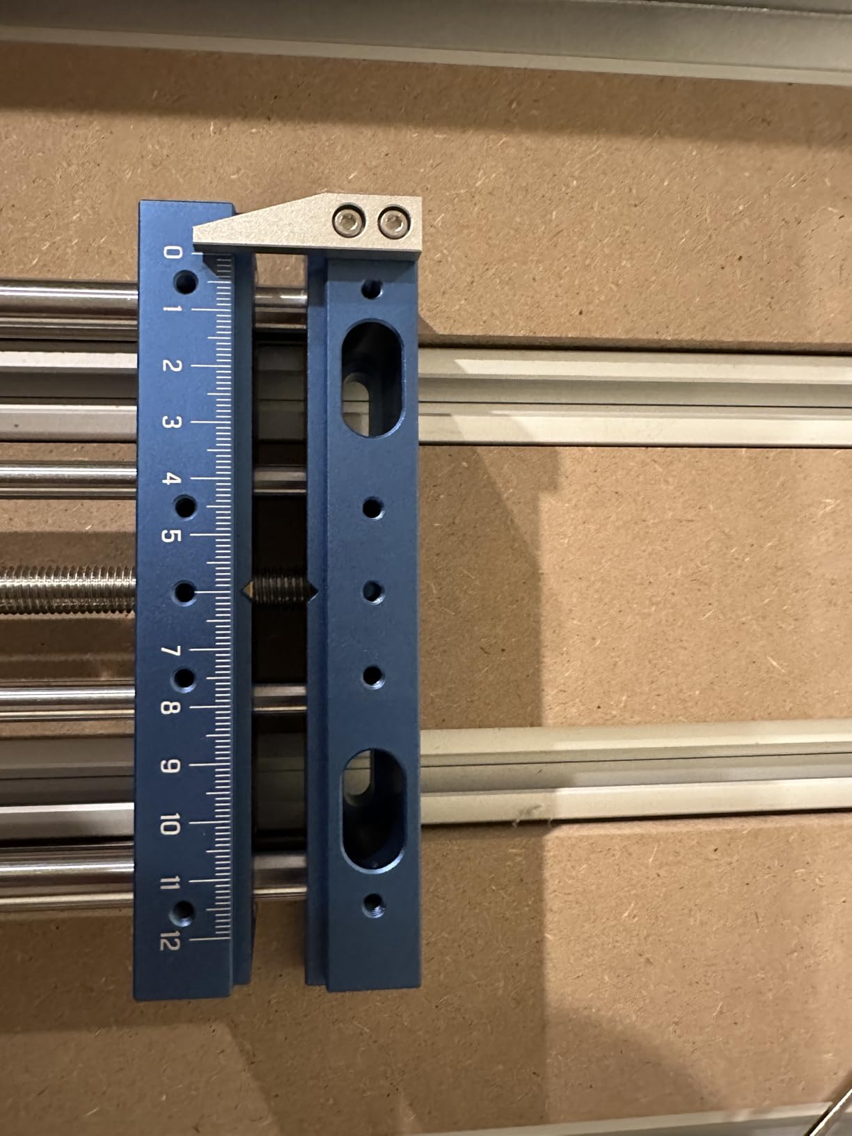 Genmitsu Upgrade Aluminum Bench Vise Clamp, High-Precision CNC Router Clamp for Unique Shaped Woodworking & Metalworking Milling Project, Size 9.4