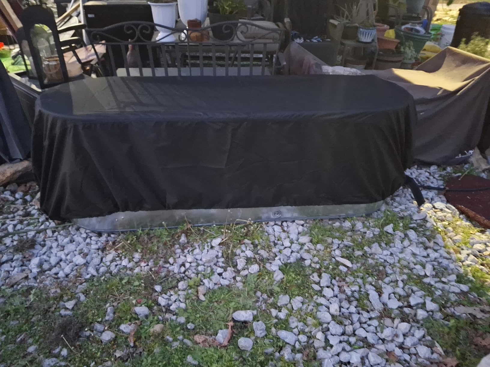 iBirdie Outdoor Waterproof 150 Gallon Stock Tank Cover customer photo 1