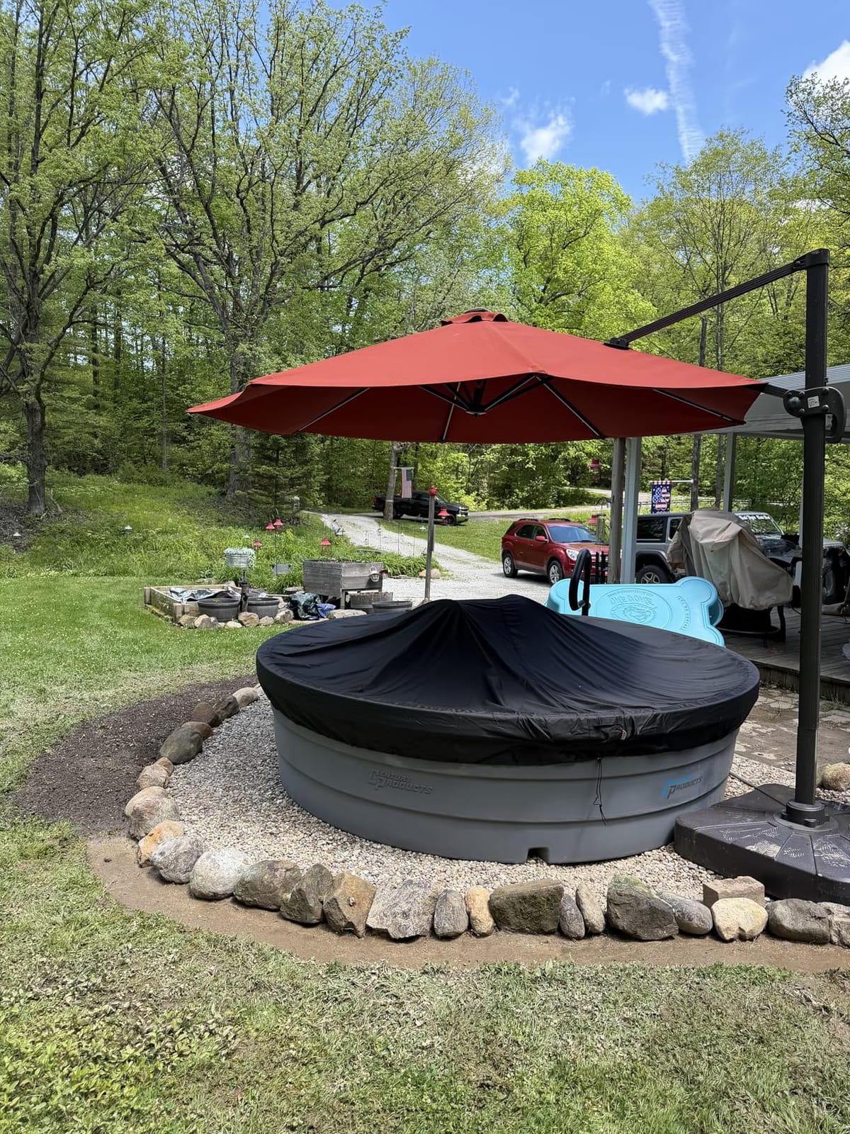 iBirdie Outdoor Waterproof 150 Gallon Stock Tank Cover customer photo 2