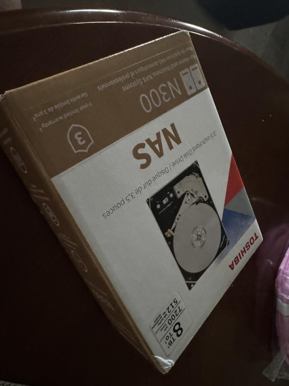 Toshiba N300 20TB NAS 3.5-Inch Internal Hard Drive - CMR SATA 6 GB/s 7200 RPM 512 MB Cache - HDWG62AXZSTA customer photo 1