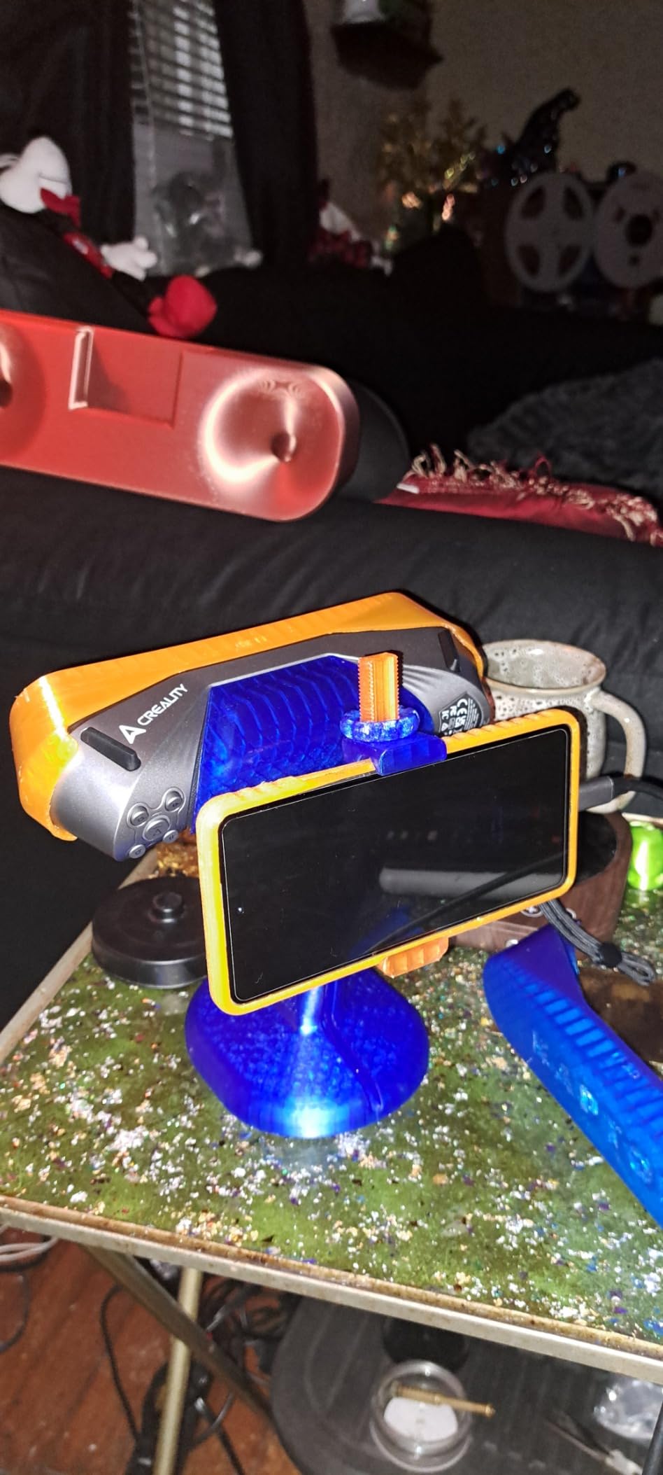 Creality Raptor 3D Scanner for 3D Printing, Multiple-line Blue Laser & NIR Handheld Scanner with 0.02mm Accuracy, Anti-Shake Tracking, 24-Bit Fast Full-Color Scanning for Windows macOS customer photo 1