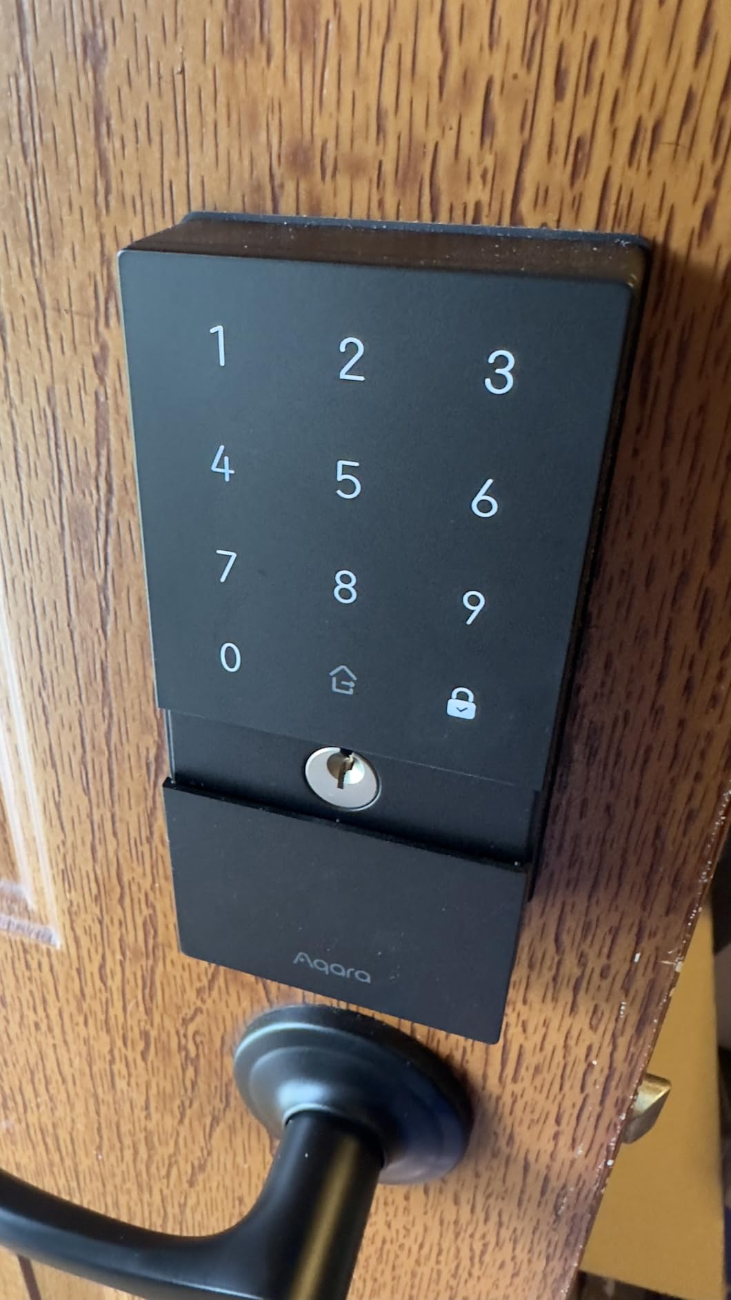 Aqara Smart Lock U50, Apple Home Key, Keyless Entry Deadbolt, Black customer photo 2