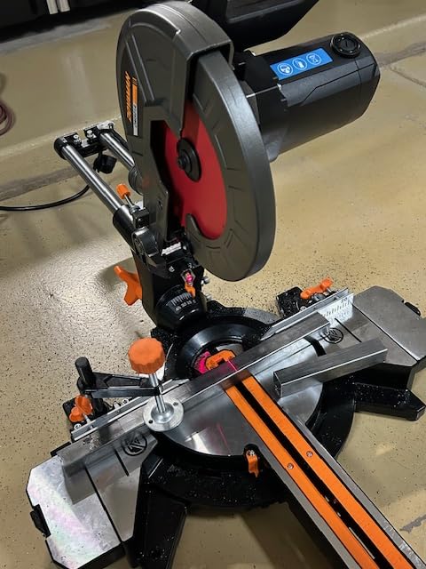 DOVAMAN 10-Inch Sliding Miter Saw, Multi-Material, 2-Speed, 15A customer photo 1