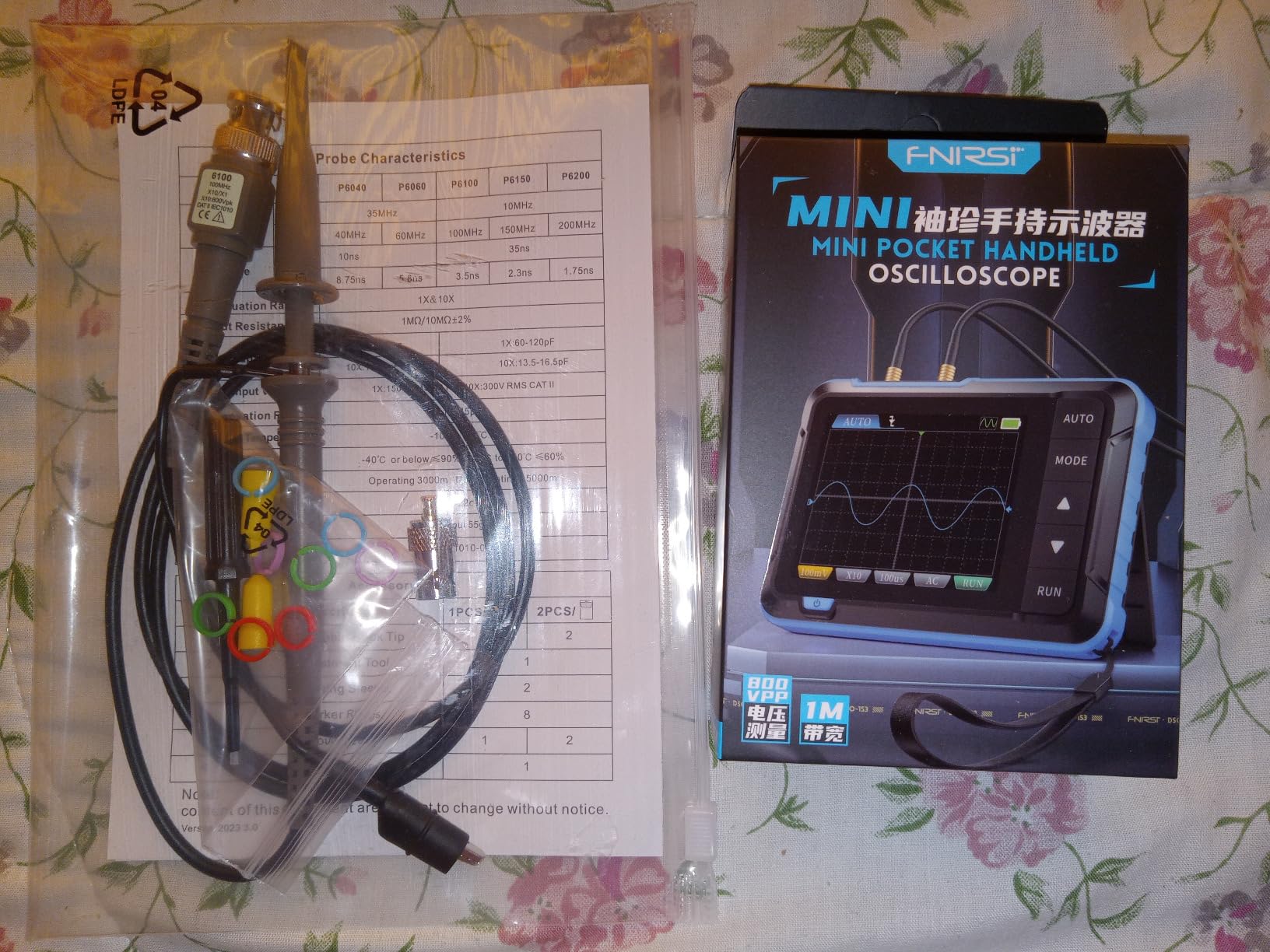 FNIRSI DSO153 2-in-1 1MHz Handheld Oscilloscope DDS Signal Generator customer photo 1