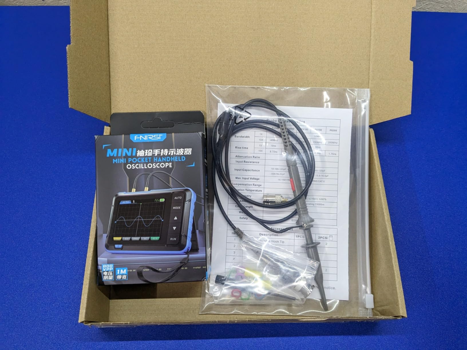 FNIRSI DSO153 2-in-1 1MHz Handheld Oscilloscope DDS Signal Generator customer photo 2