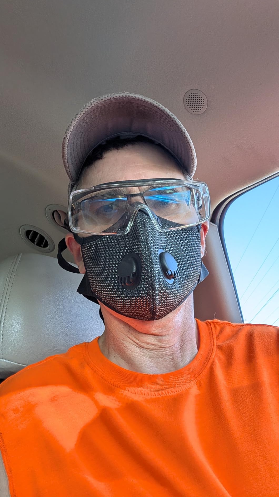 BASE CAMP Silver and Black Upgrade M Plus Dust Mask, Reusable Respirator Face Mask with 6 Activated Carbon Filters, Safety Work Masks for Woodworking, Construction, Yard Lawn Paint, Dust customer photo 2
