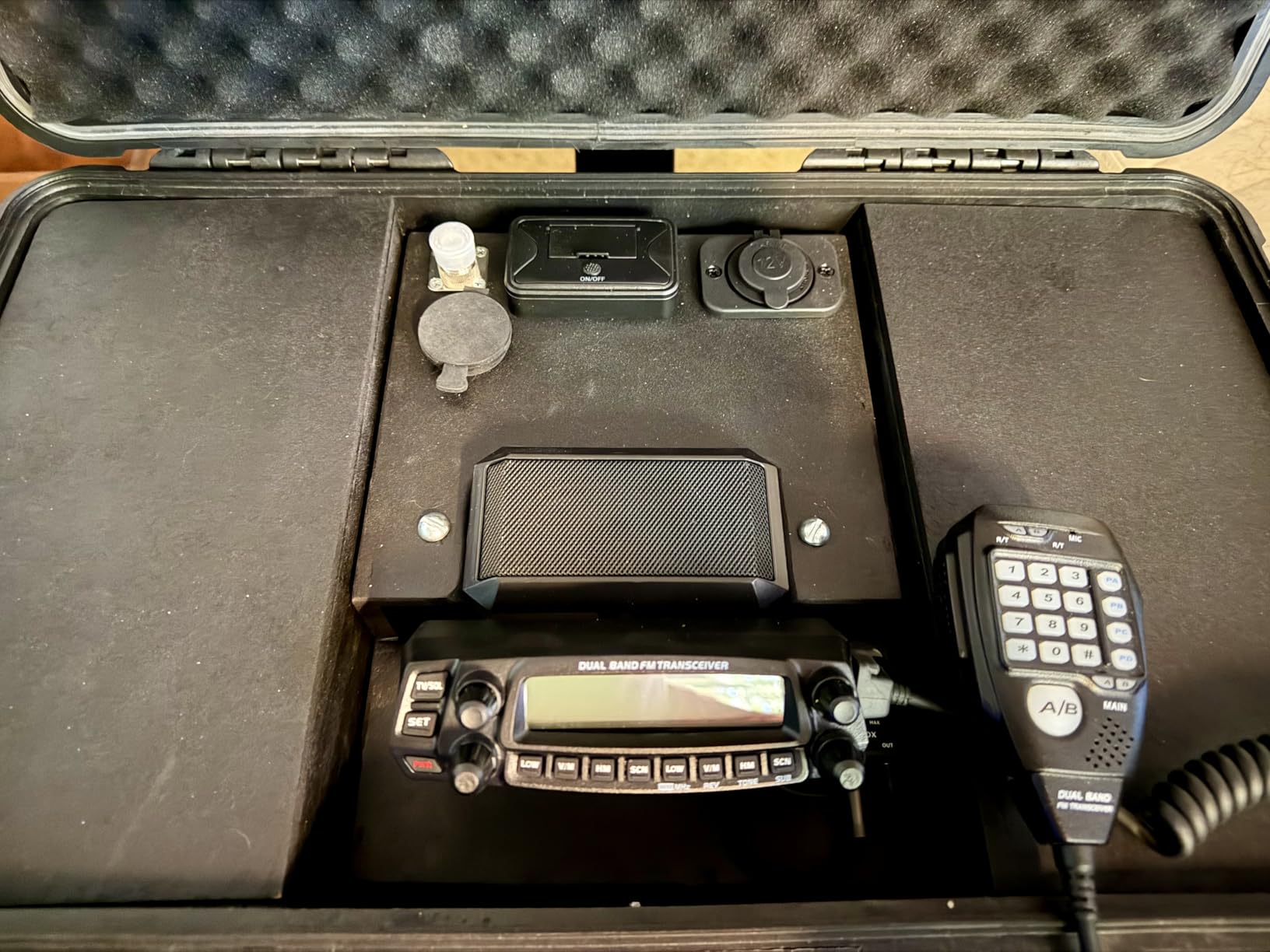 Radioddity DB50 Dual Band Mobile Radio Transceiver, UHF VHF 50W High Power Amateur Ham Radio, Multi-Band Receiver with Detachable Front Panel, Programming Cable, CTCSS/DCS, Chirp Programmable customer photo 2