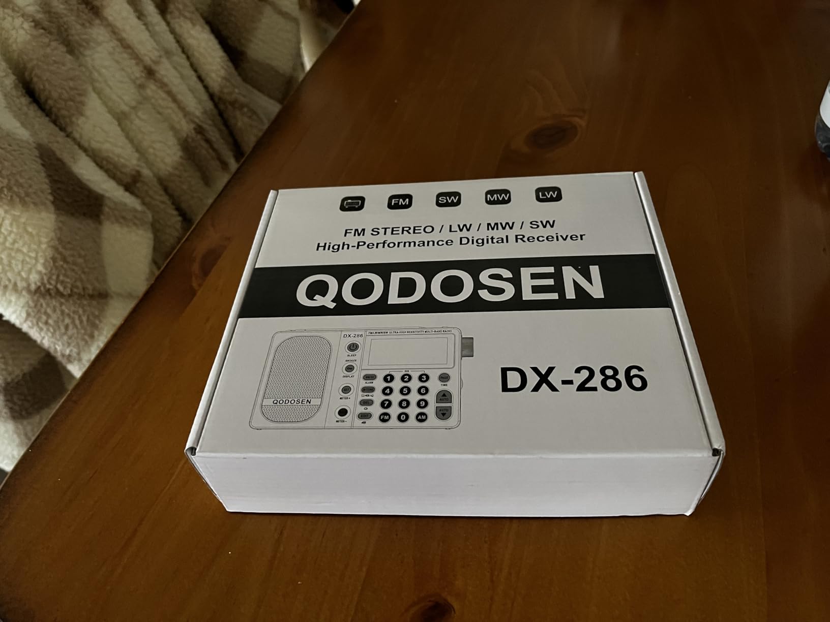DX-286 Portable Radio, with TEF6686 Automotive Chip,LW,AM, FM, Shortwave,Data System(RBDS/RDS),Antenna Attenuator,Antenna Switch, AMP Switch,1000 Presets,Tone Switch,Clock/UTC/Alarm/Sleep customer photo 2