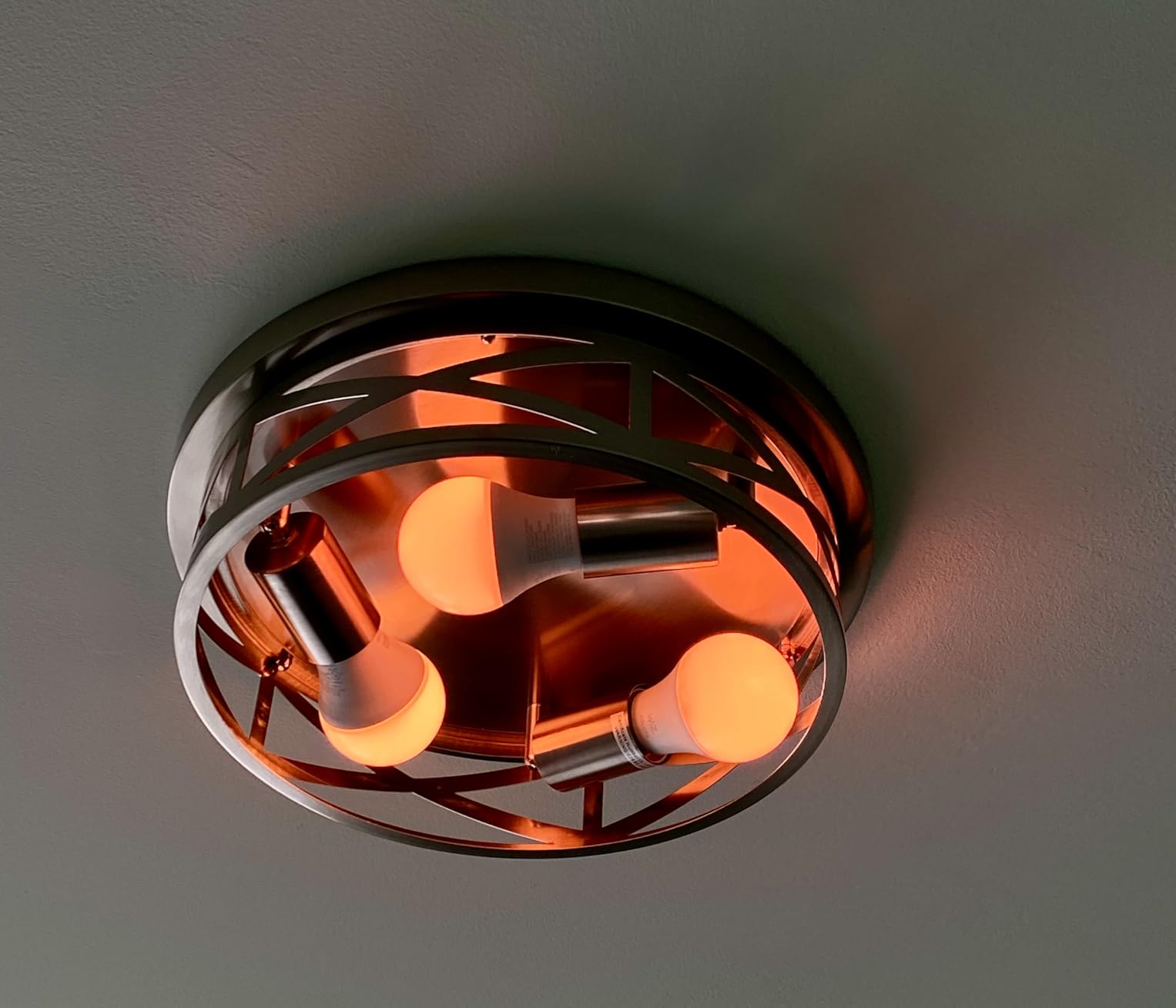 WiZ Connected Smart Light Bulbs, Sunset to Sunrise Automation + Motion Detection + Control with Voice or App, Full Color A19 60W 800LM Indoor, Matter Compatible -3 Pack customer photo 1