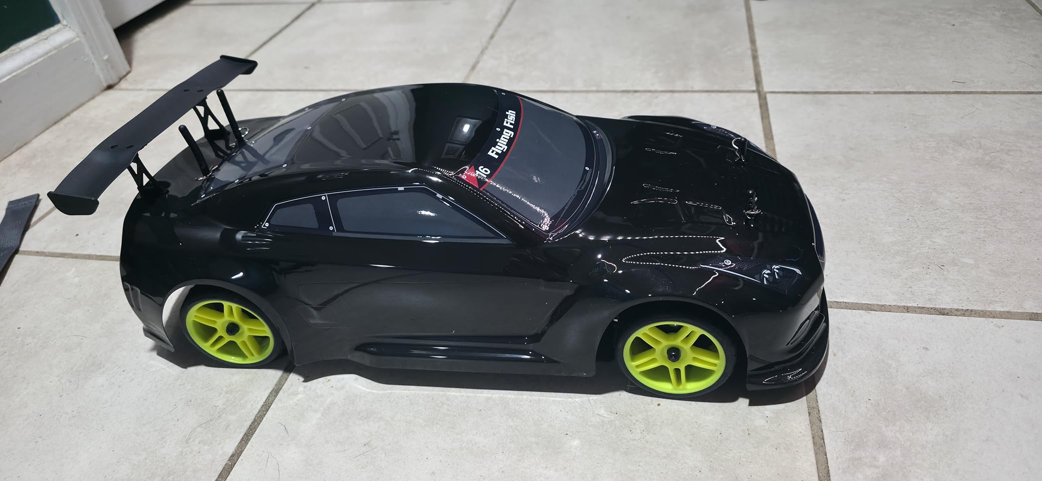 Nitro RC Cars 1/10 Two Speed Nitro Gas Power Car for Adults - Fast Drift 4WD 80KM/H Metal Chassis Gas Off Road Short Course Truck (Black) customer photo 2