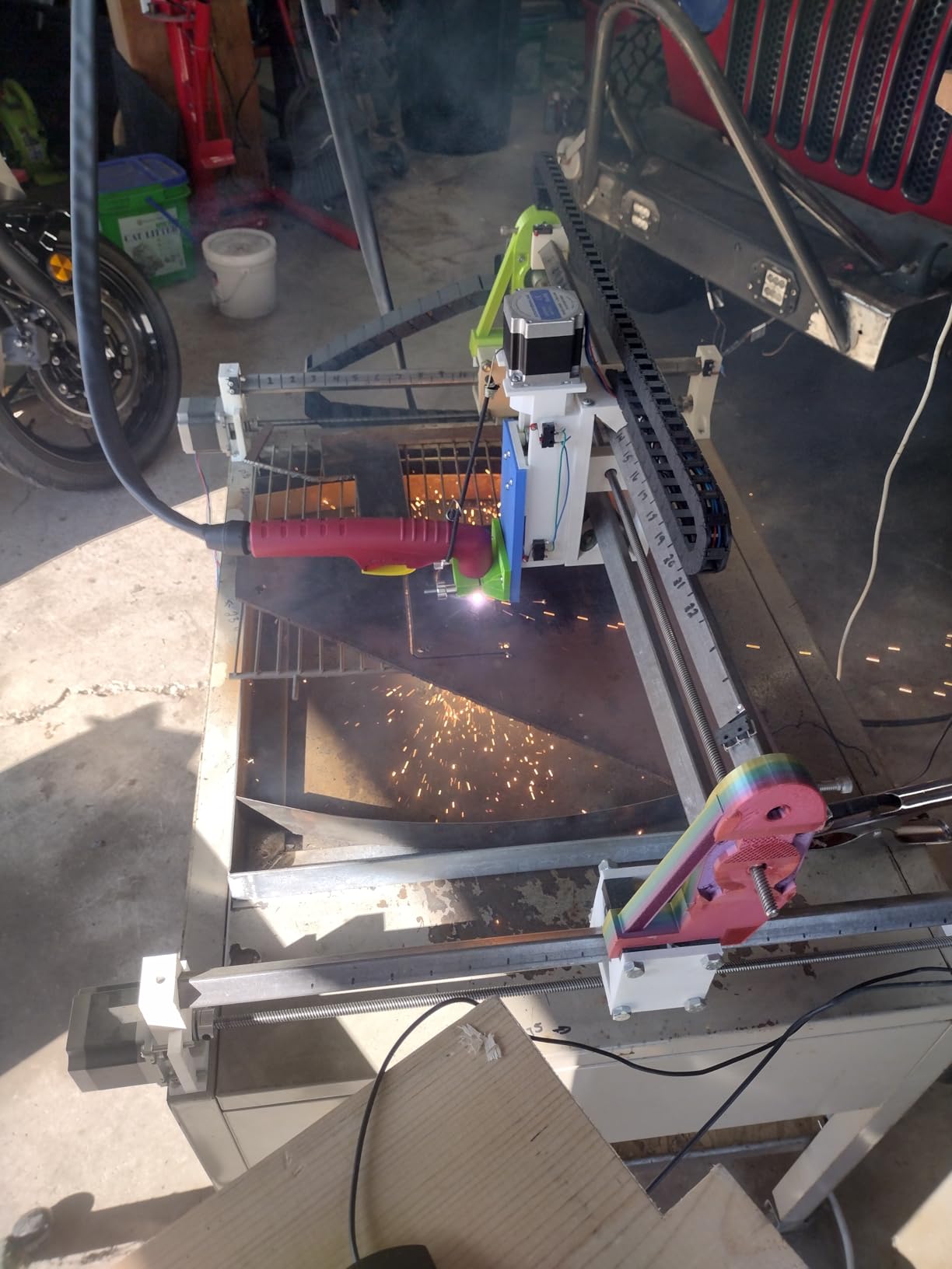 Bestarc 50A Non-HF CNC Plasma Cutter, Blow Back Pilot Arc, Large LED customer photo 2