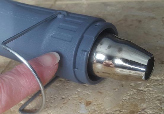 Heat Gun for Crafting, Mini Dual Temp Hot Air Gun Tool for Epoxy Resin, Shrink Wrapping, Vinyl Wrap, Embossing, Electronics, Candle Making, Sublimation, Phone Repair & DIY (Pink/Black) customer photo 2