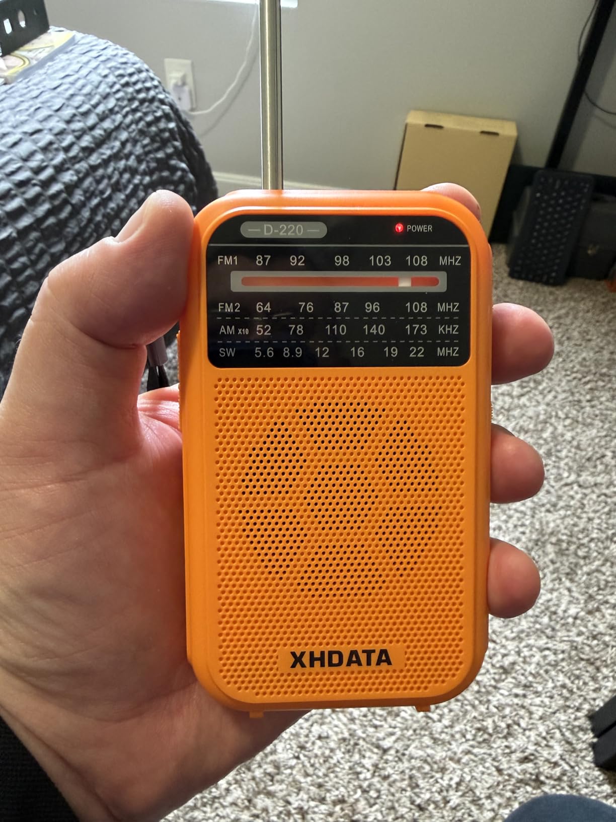XHDATA D220 Portable Radio AM FM SW Shortwave Receiver Pocket Radio customer photo 1